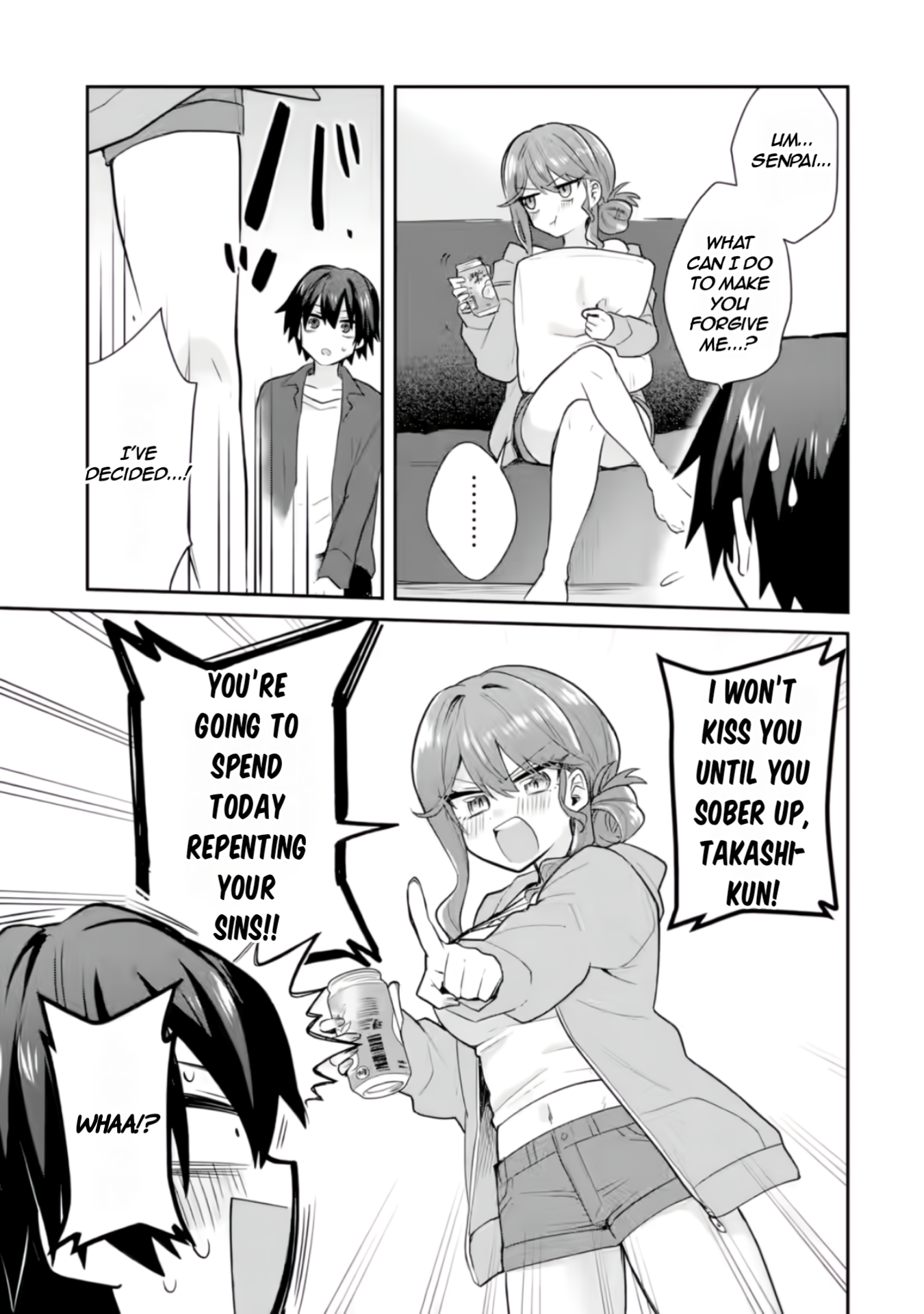 Osake to Senpai Kanojo to no Amaama Doukyo Lovecome wa Nijuusai ni Natte kara Chapter 3 page 16 - 