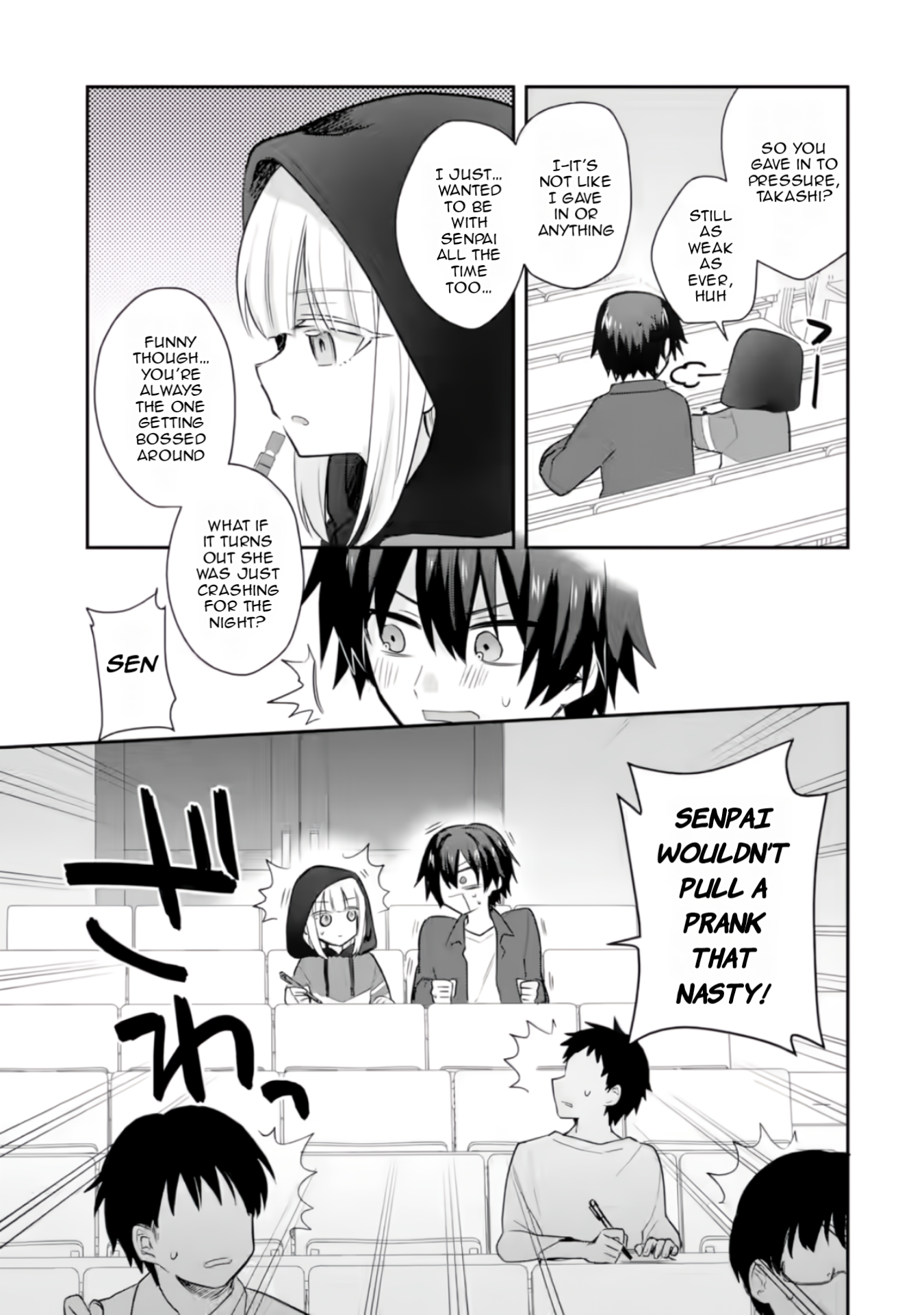 Osake to Senpai Kanojo to no Amaama Doukyo Lovecome wa Nijuusai ni Natte kara Chapter 3 page 8 - 