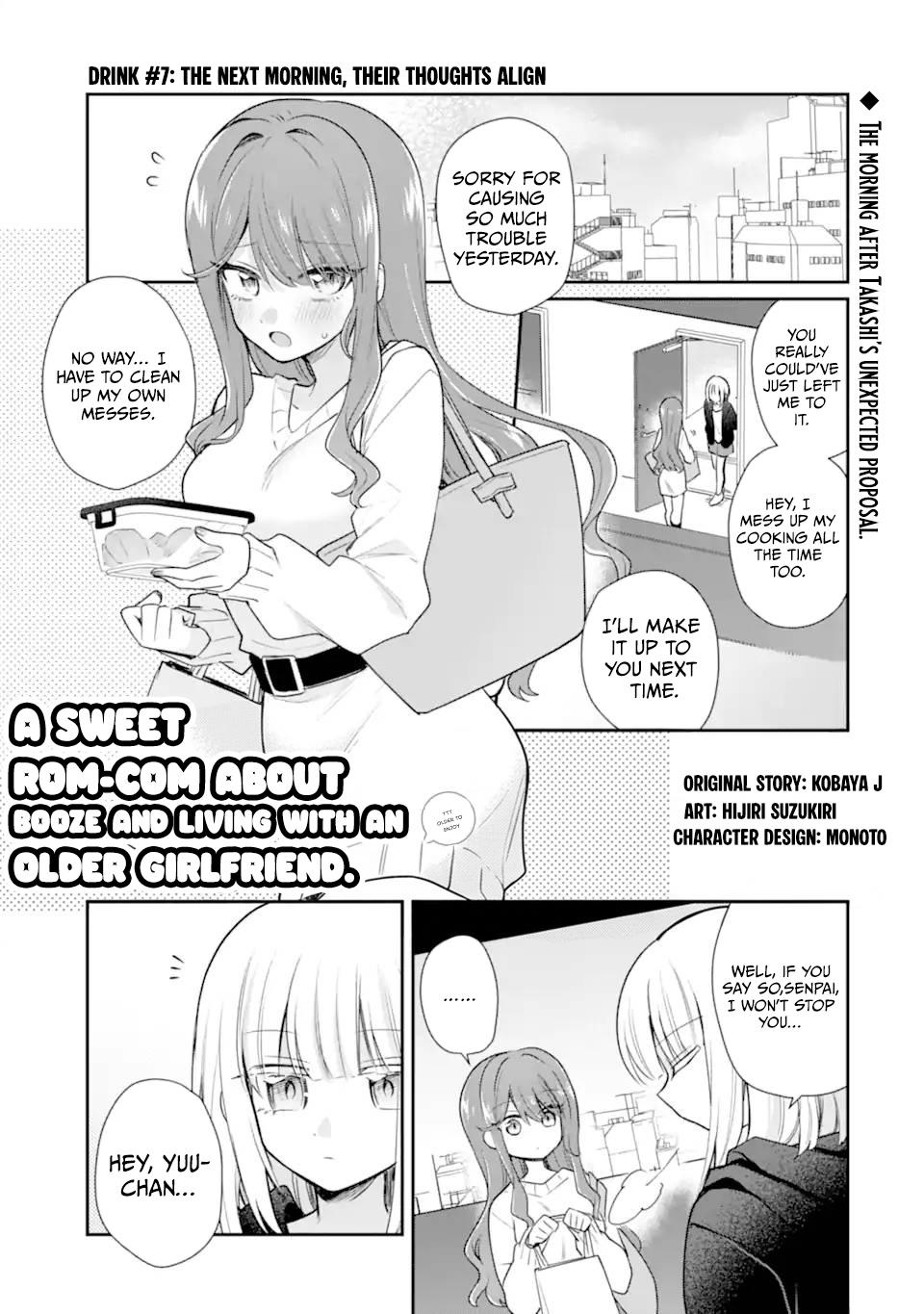 Osake to Senpai Kanojo to no Amaama Doukyo Lovecome wa Nijuusai ni Natte kara Chapter 7 page 2 - 
