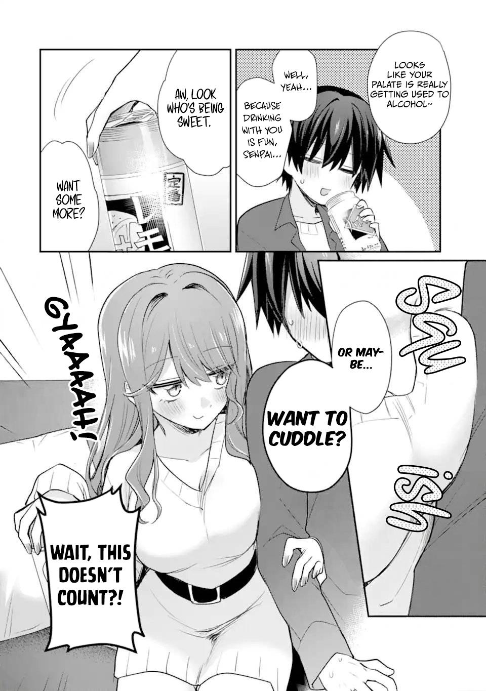 Osake to Senpai Kanojo to no Amaama Doukyo Lovecome wa Nijuusai ni Natte kara Chapter 7 page 17 - 