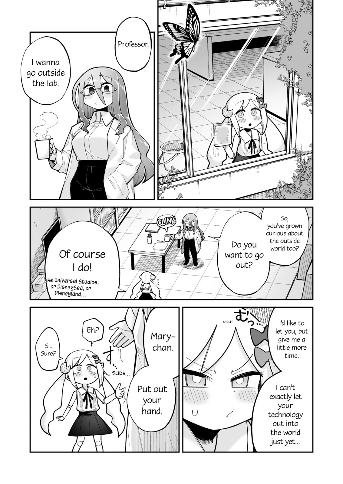Osana Robo to Abunai Hakase Chapter 13 page 1 - 