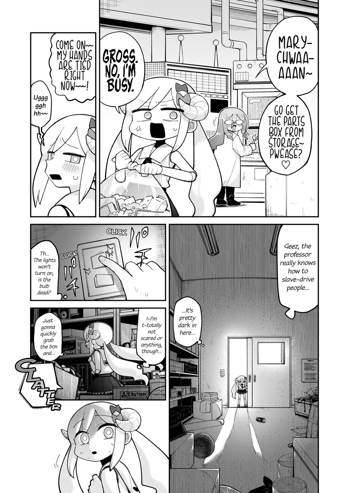 Osana Robo to Abunai Hakase Chapter 27 page 1 - 