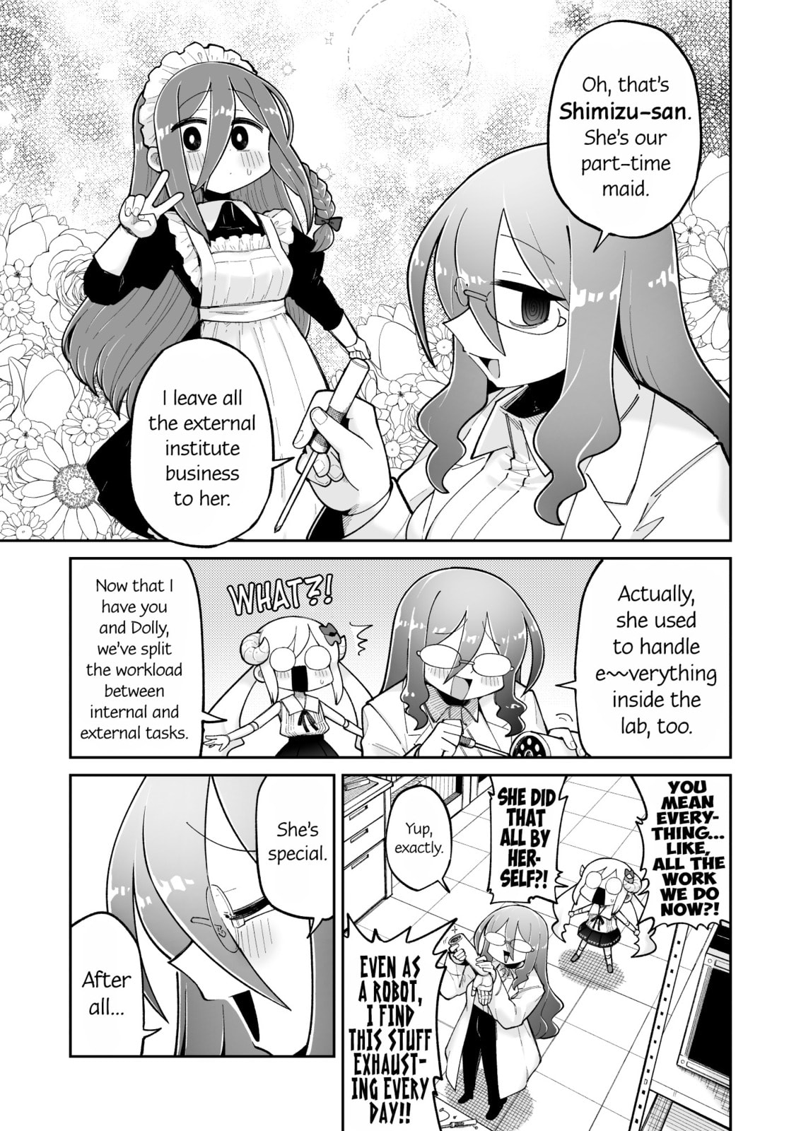 Osana Robo to Abunai Hakase Chapter 39 page 1 - 