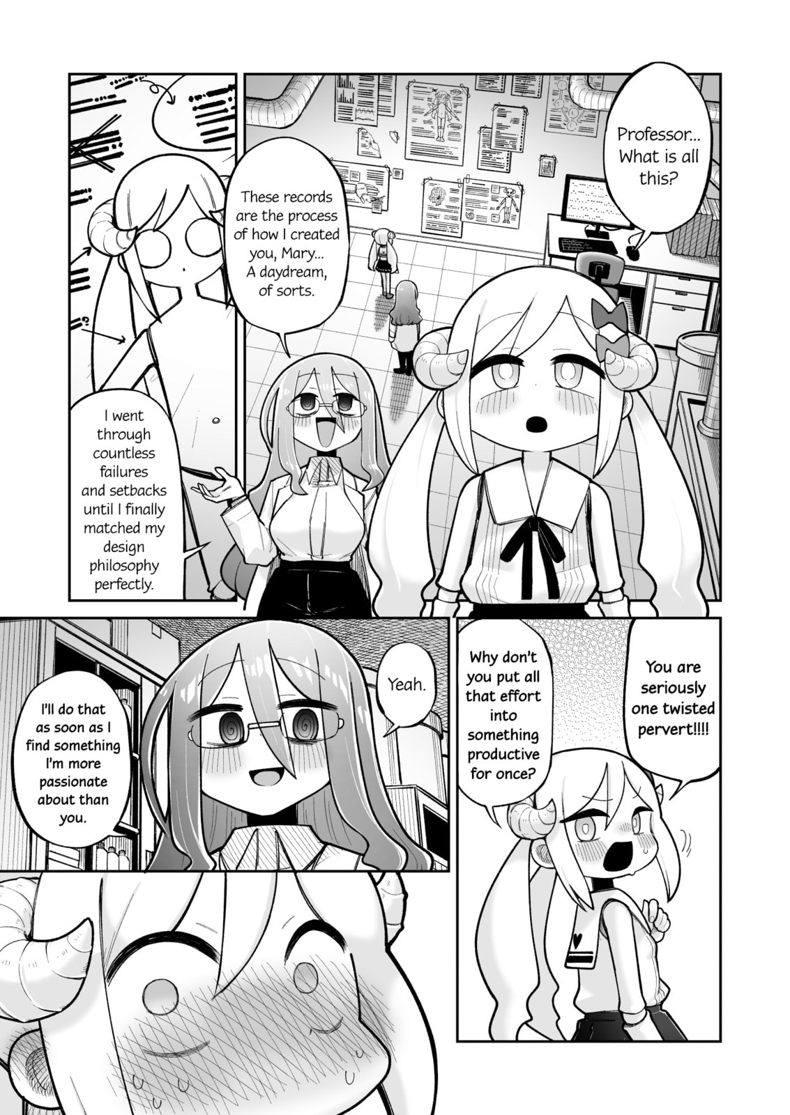 Osana Robo to Abunai Hakase Chapter 8 page 1 - 