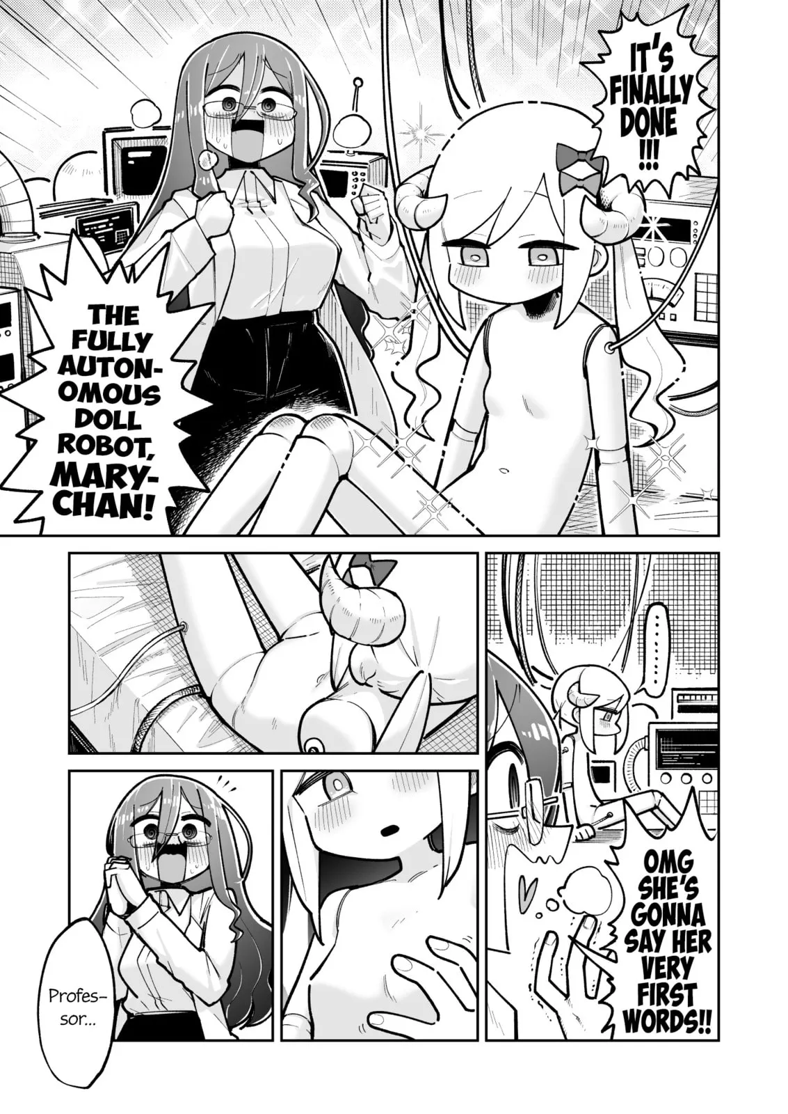 Osana Robot to Abunai Hakase Chapter 1 page 1 - 