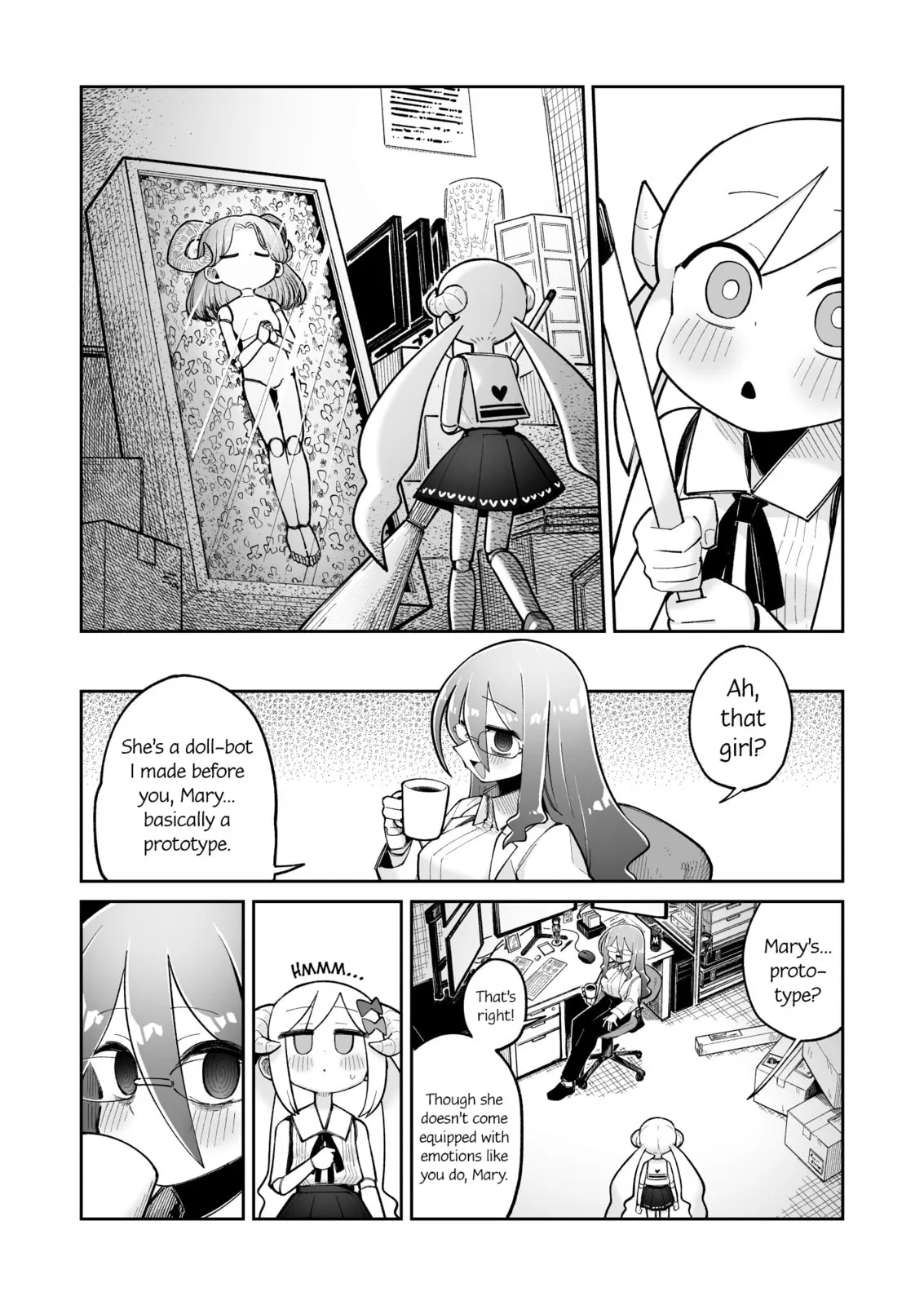 Osana Robot to Abunai Hakase Chapter 19 page 1 - 