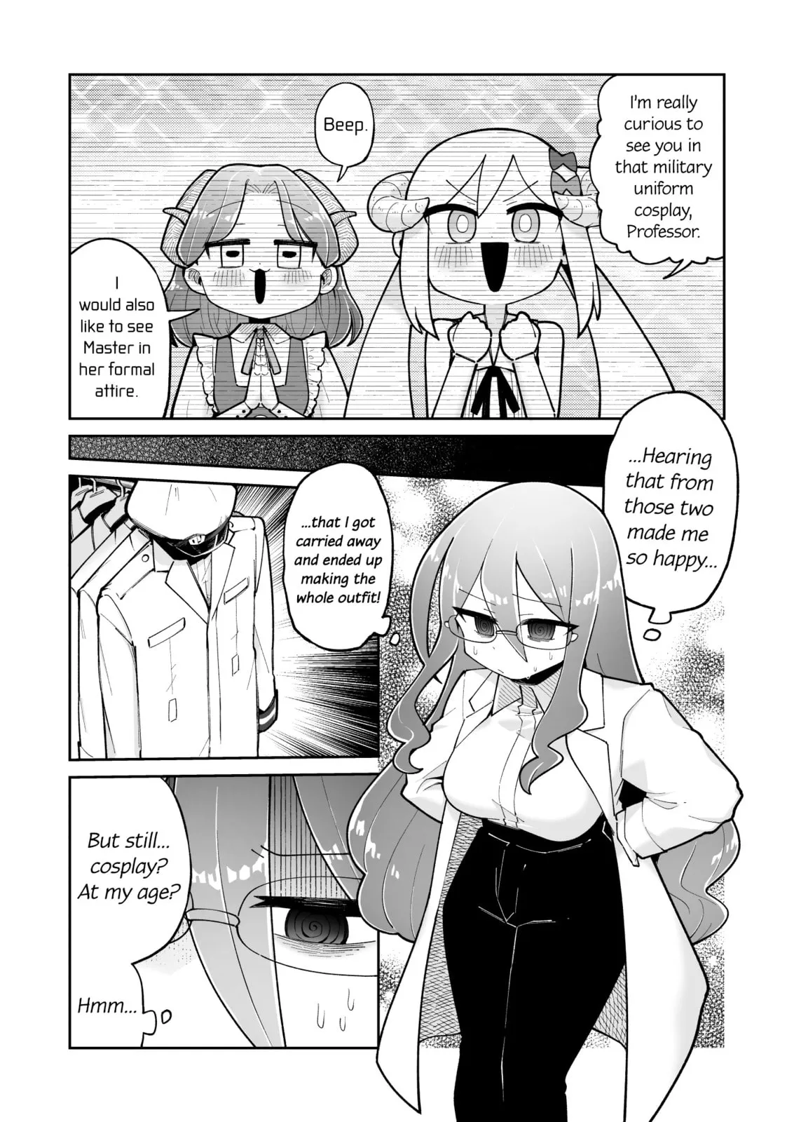 Osana Robot to Abunai Hakase Chapter 36 page 1 - 