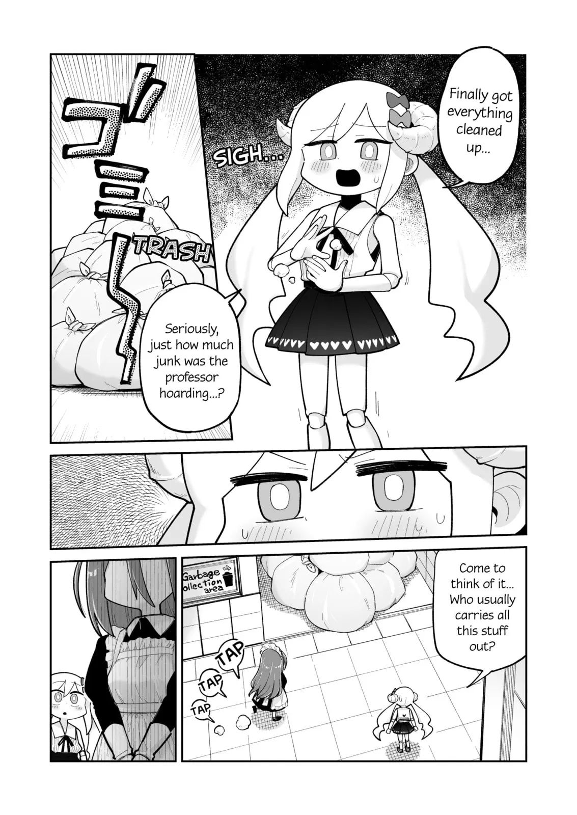 Osana Robot to Abunai Hakase Chapter 38 page 1 - 
