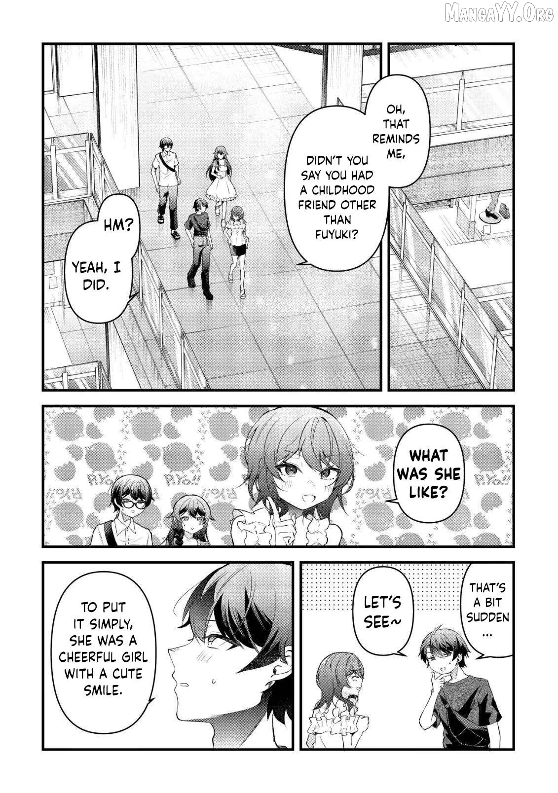 "OSANANAJIMI GA HOSHI" TO TSUBUYAITARA YOKU ISSHO NI ASOBU ONNA TOMODACHI NO YOSU GA HEN NI NATTA NDAGA Chapter 12 page 8 - 