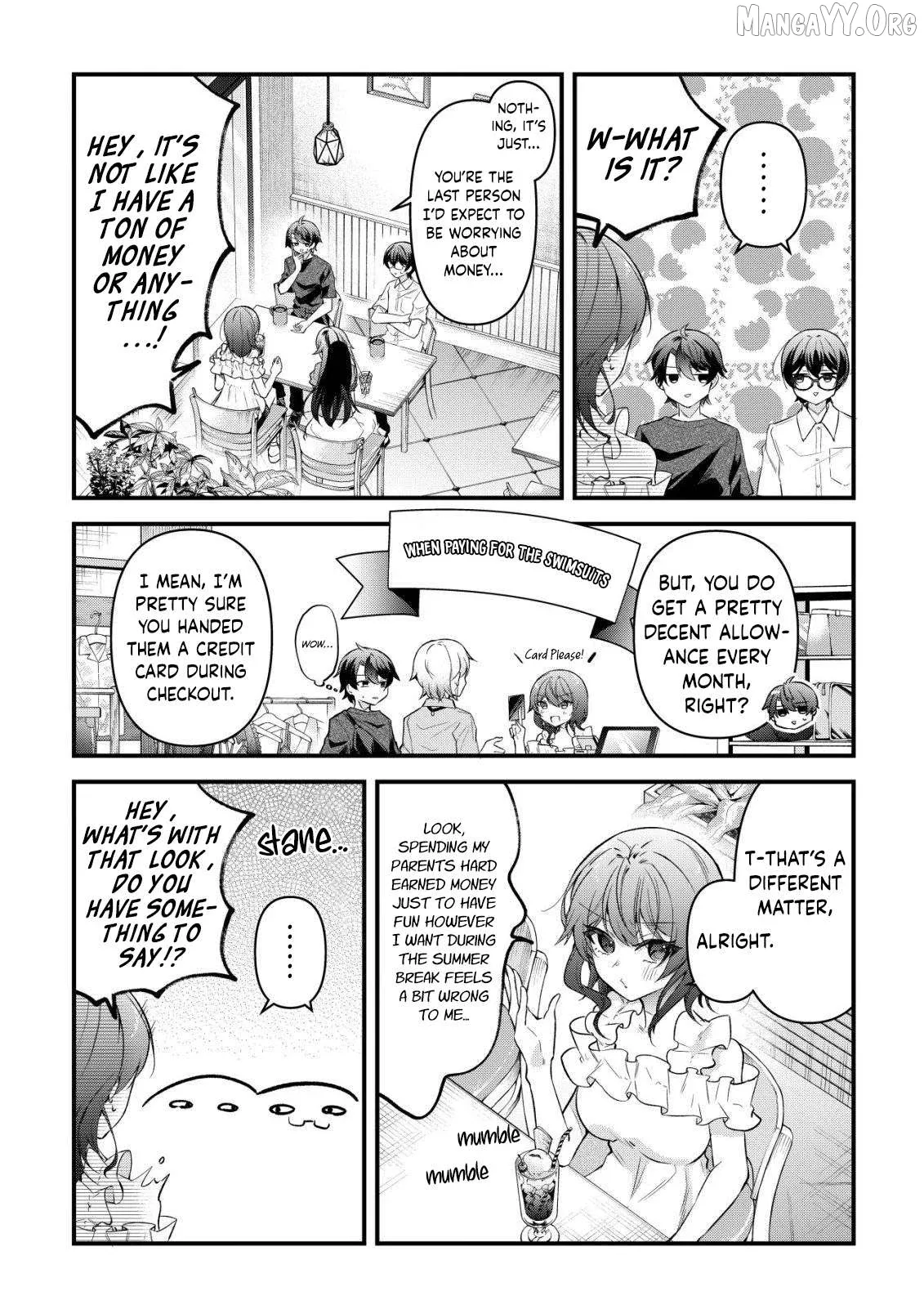 "OSANANAJIMI GA HOSHI" TO TSUBUYAITARA YOKU ISSHO NI ASOBU ONNA TOMODACHI NO YOSU GA HEN NI NATTA NDAGA Chapter 13 page 4 - 