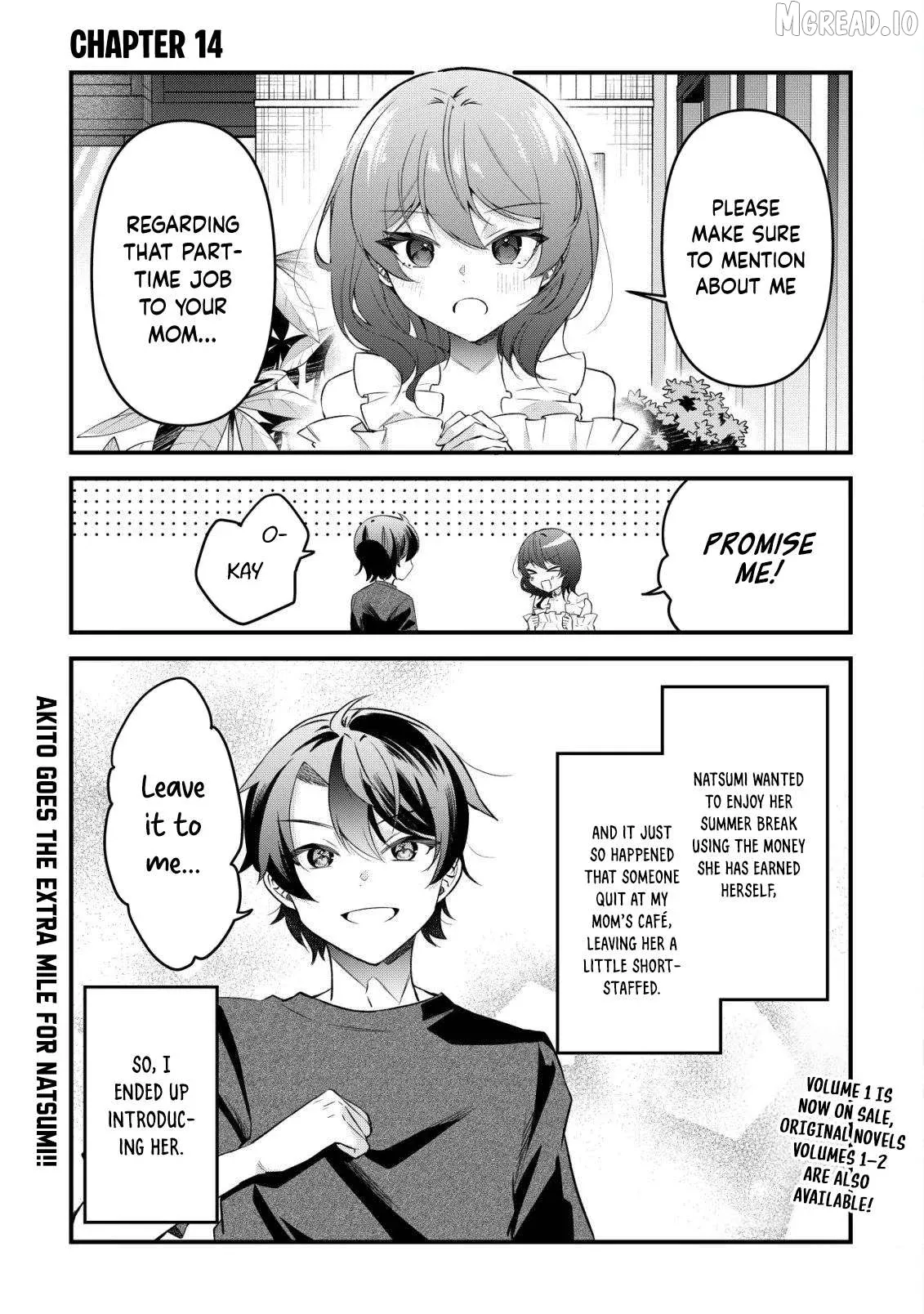 "OSANANAJIMI GA HOSHI" TO TSUBUYAITARA YOKU ISSHO NI ASOBU ONNA TOMODACHI NO YOSU GA HEN NI NATTA NDAGA Chapter 14 page 2 - 