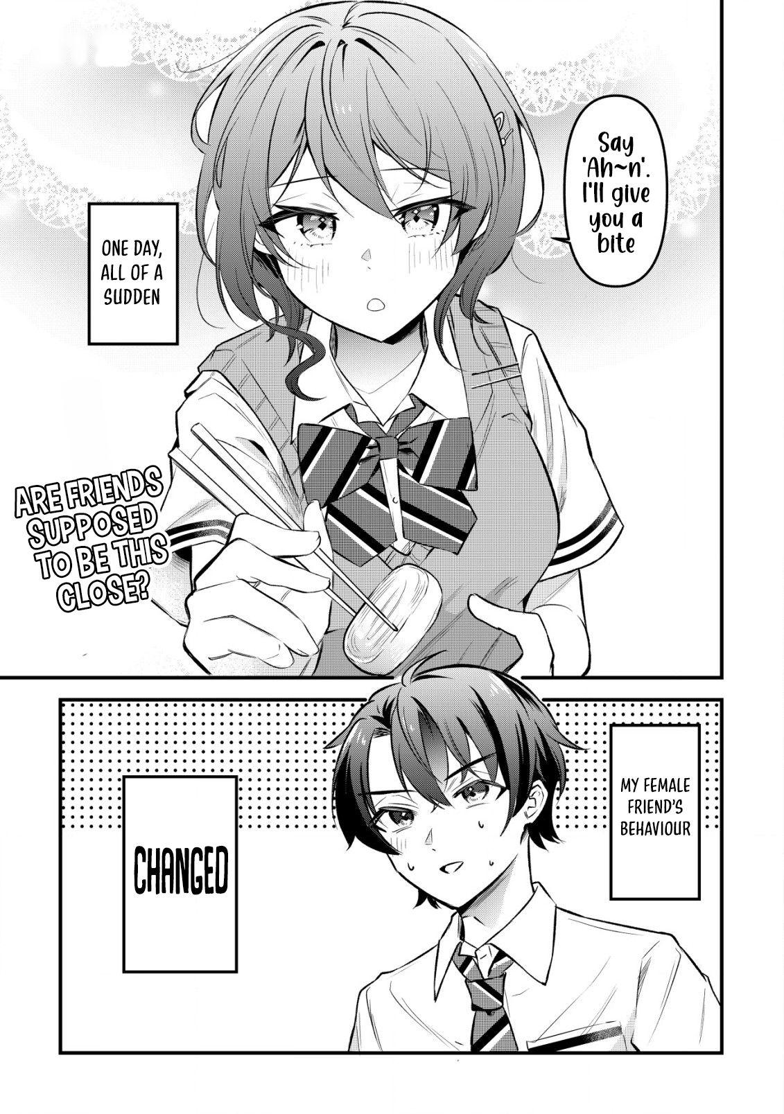"Osananajimi ga Hoshii" to Tsubuyaitara Yoku Issho ni Asobu Onna Tomodachi no Yousu ga Hen ni Natta ndaga Chapter 1 page 3 - 