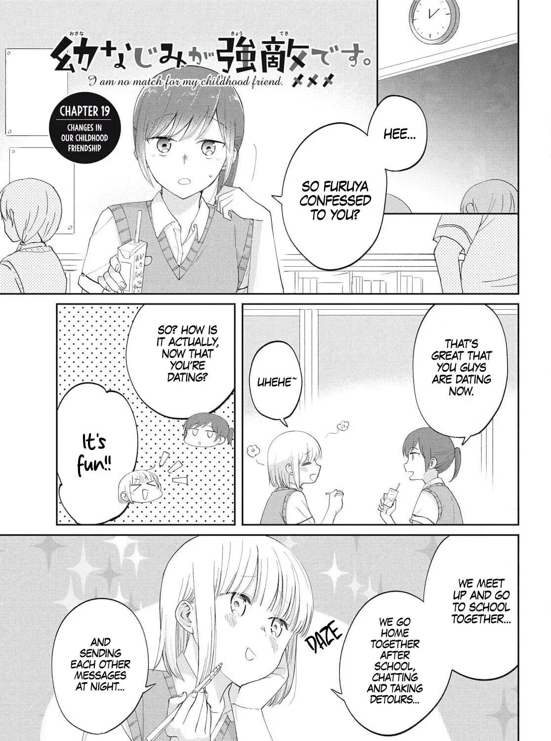 Osananajimi ga Kyouteki desu. Chapter 19 page 2 - 