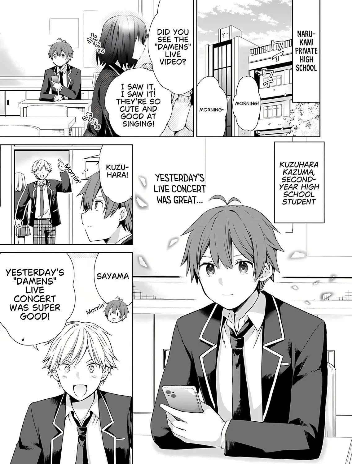 Osananajimi-tachi ga Ninki Idol ni Natta: Amaama na Kanojo-tachi wa Ore ni Mitsuide Kureteiru Chapter 1 page 11 - 