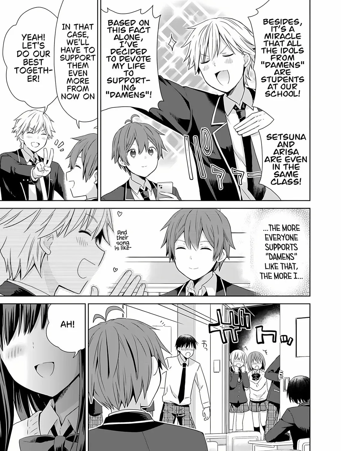 Osananajimi-tachi ga Ninki Idol ni Natta: Amaama na Kanojo-tachi wa Ore ni Mitsuide Kureteiru Chapter 1 page 15 - 