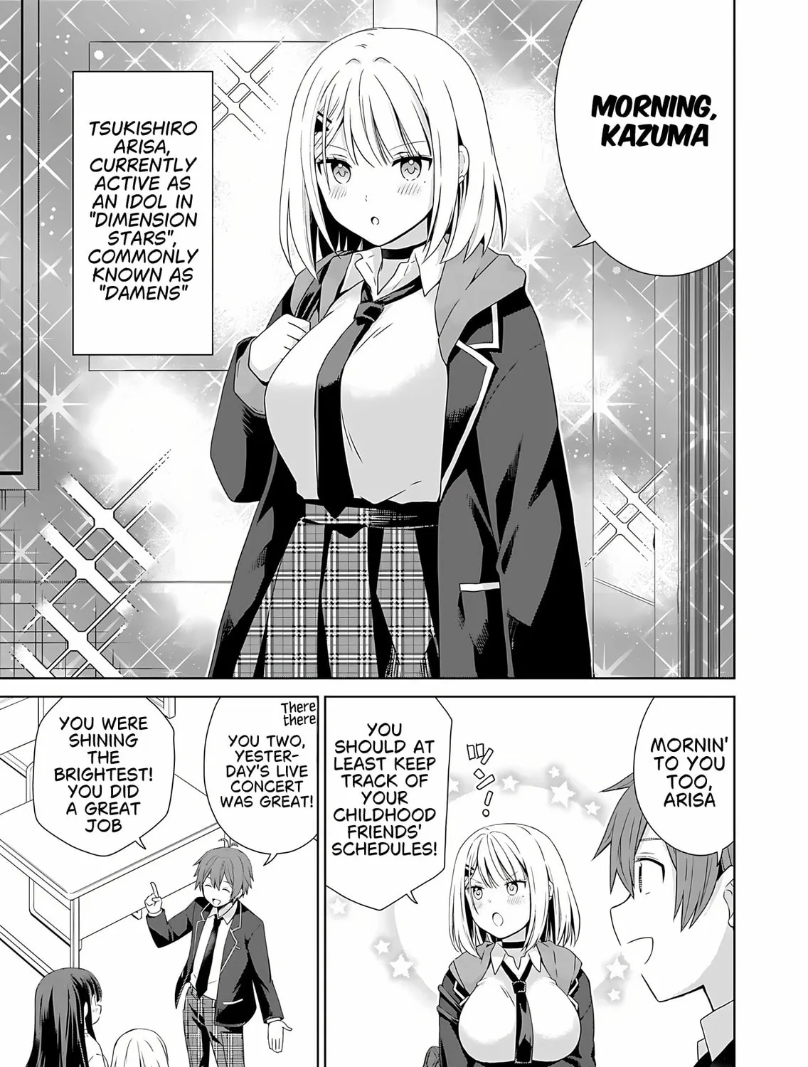 Osananajimi-tachi ga Ninki Idol ni Natta: Amaama na Kanojo-tachi wa Ore ni Mitsuide Kureteiru Chapter 1 page 19 - 