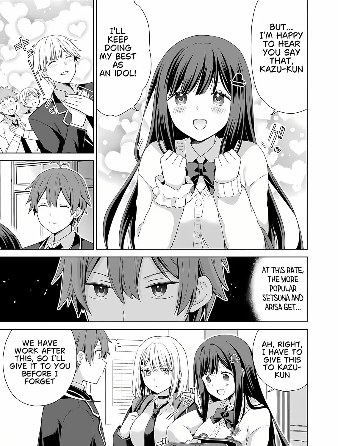 Osananajimi-tachi ga Ninki Idol ni Natta: Amaama na Kanojo-tachi wa Ore ni Mitsuide Kureteiru Chapter 1 page 23 - 