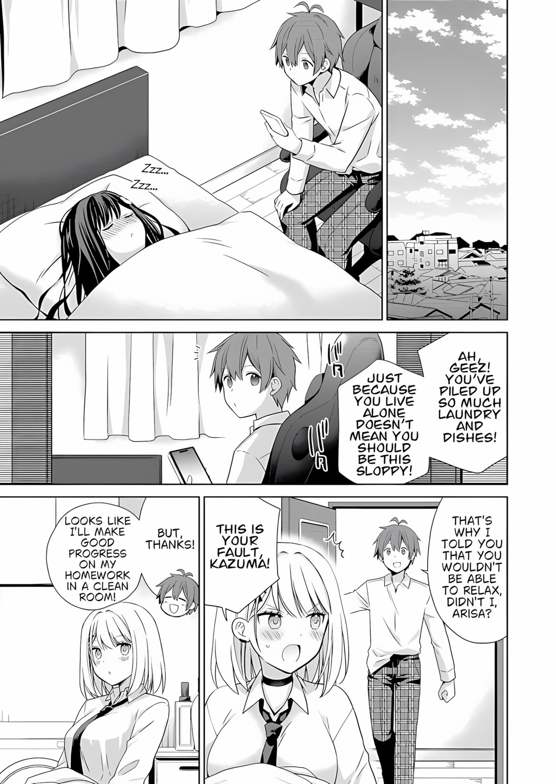 Osananajimi-tachi ga Ninki Idol ni Natta: Amaama na Kanojo-tachi wa Ore ni Mitsuide Kureteiru Chapter 2.1 page 14 - 
