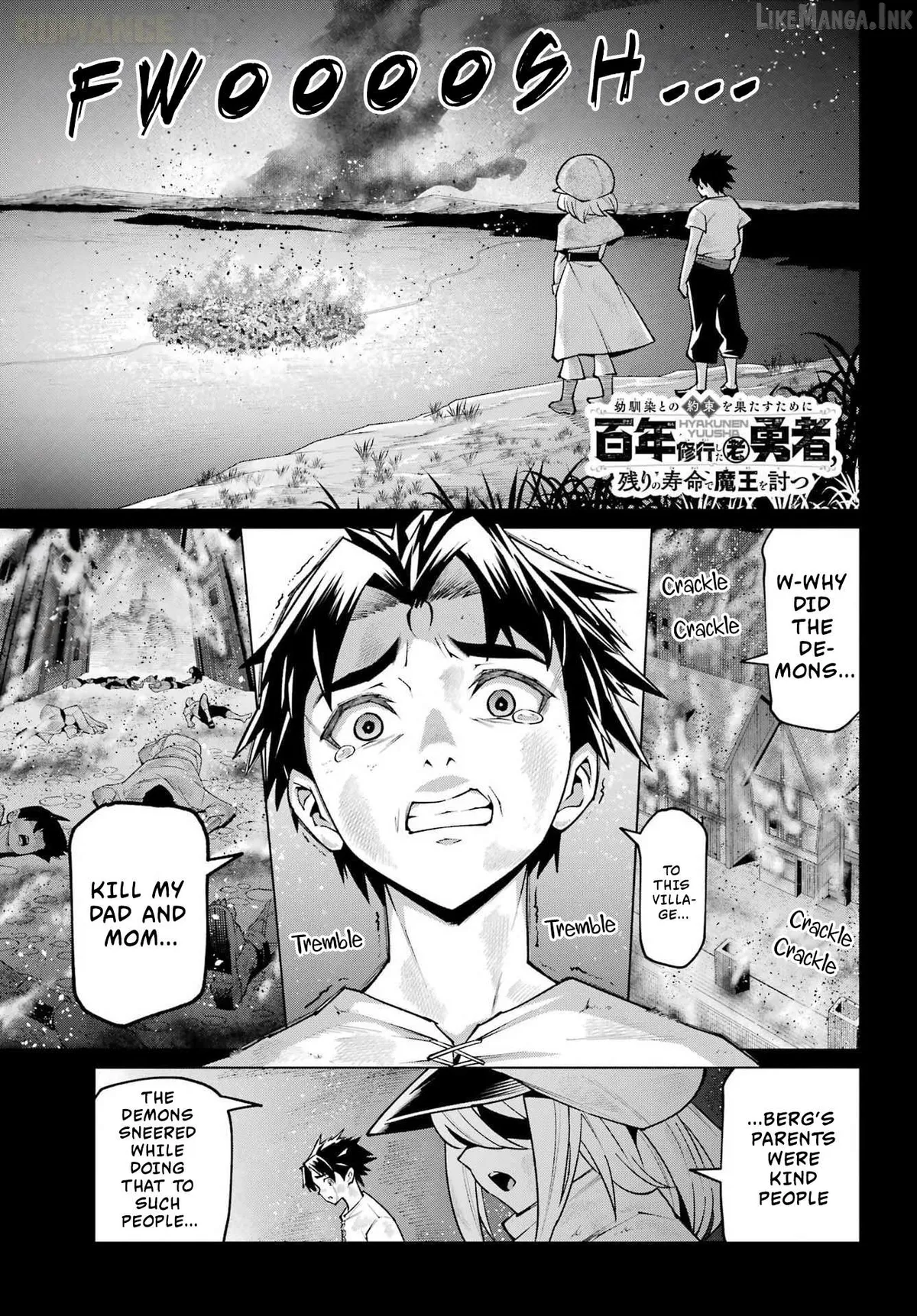 Osananajimi to no Yakusoku wo Hatasu Tame ni Hyakunen Shugyo Shita Rouyuusha, Nokori no Jumyou de Maou wo Utsu Chapter 1 page 2 - 