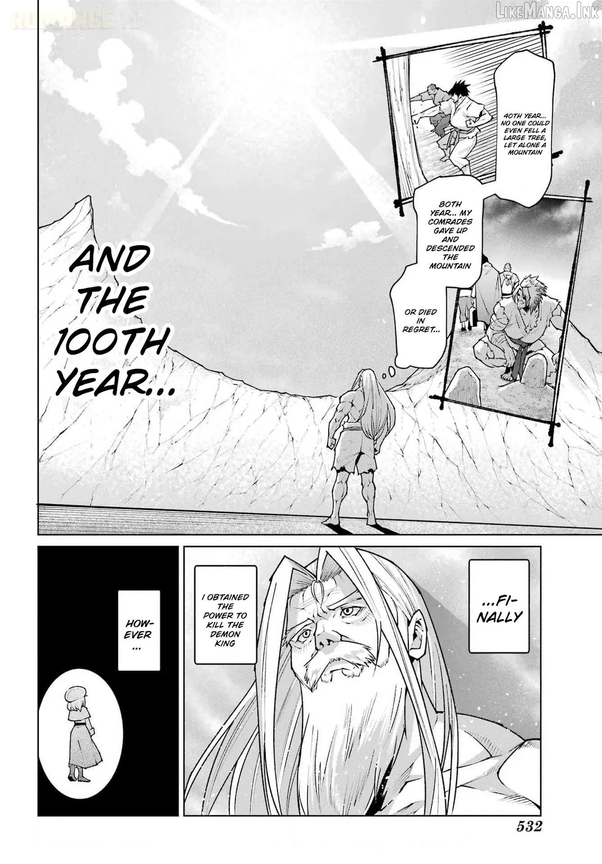 Osananajimi to no Yakusoku wo Hatasu Tame ni Hyakunen Shugyo Shita Rouyuusha, Nokori no Jumyou de Maou wo Utsu Chapter 1 page 12 - 