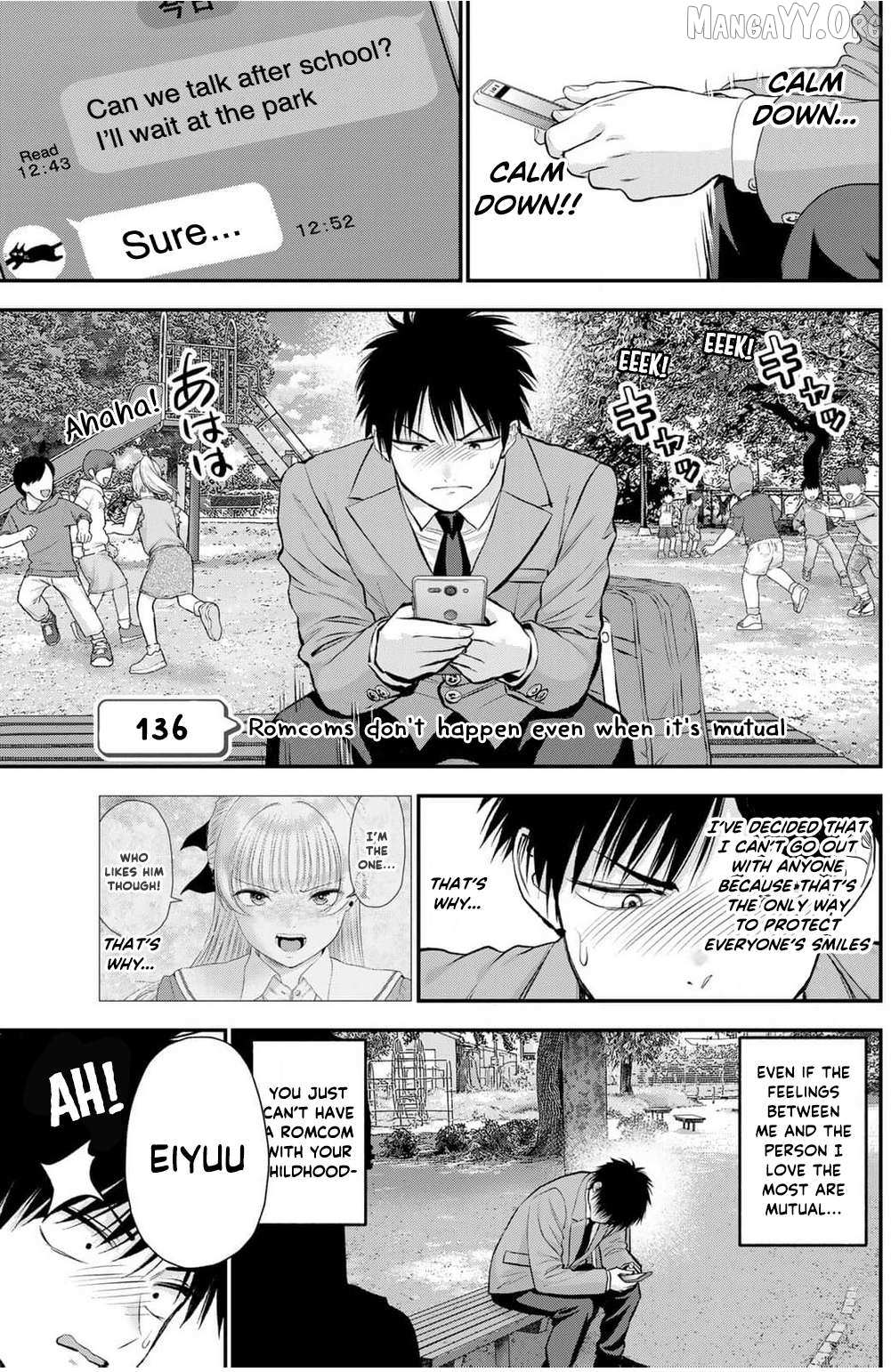 Osananajimi to wa Romcom ni Naranai Chapter 136 page 1 - 
