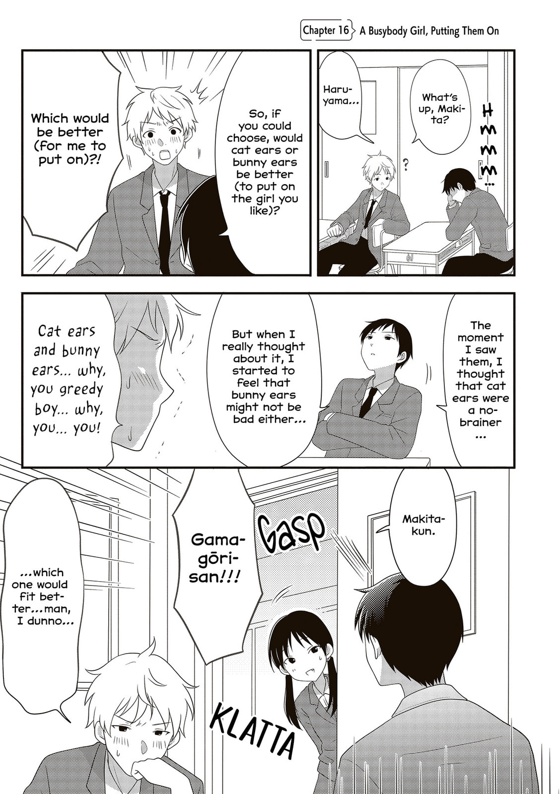 Osekkai Joshi, Koi wo Suru Chapter 16 page 1 - 