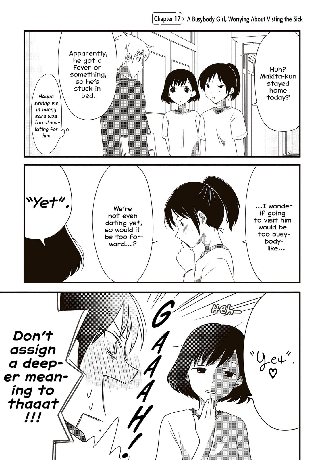 Osekkai Joshi, Koi wo Suru Chapter 17 page 1 - 