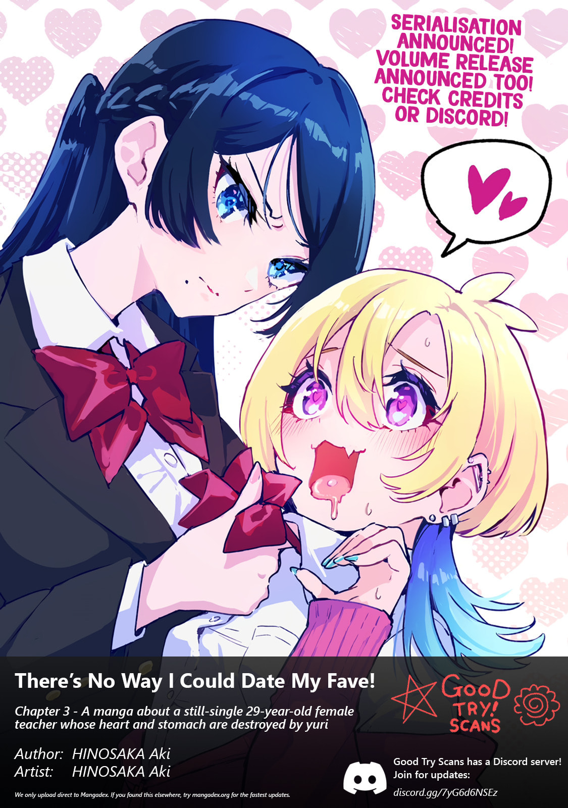 Oshi to no Yuri wa Arienai! Chapter 3 page 1 - 