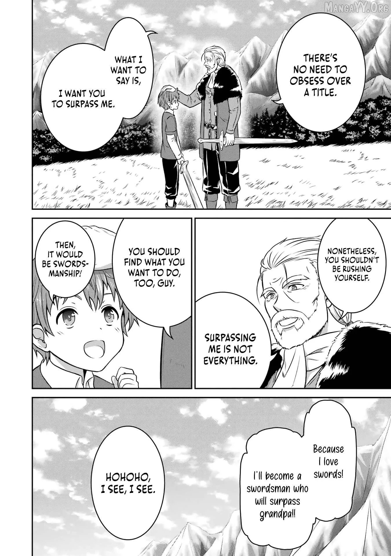 Ossan Boukensha no Okureta Eiyuu-tan  Kansha no Suburi o 1 nichi 1 man Kaishite itara, Kensei ga Deshi-iri Shigan ni Yatte Kita Chapter 1 page 24 - 