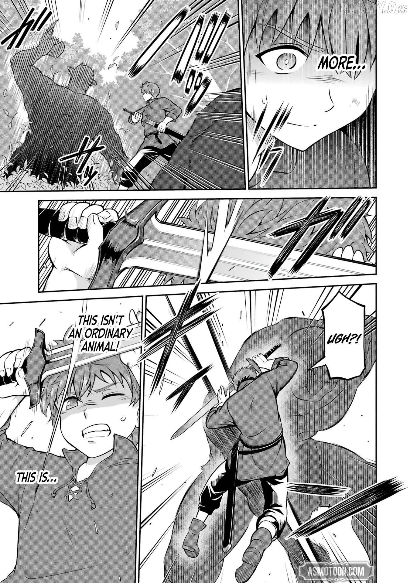 Ossan Boukensha no Okureta Eiyuu-tan  Kansha no Suburi o 1 nichi 1 man Kaishite itara, Kensei ga Deshi-iri Shigan ni Yatte Kita Chapter 1 page 37 - 