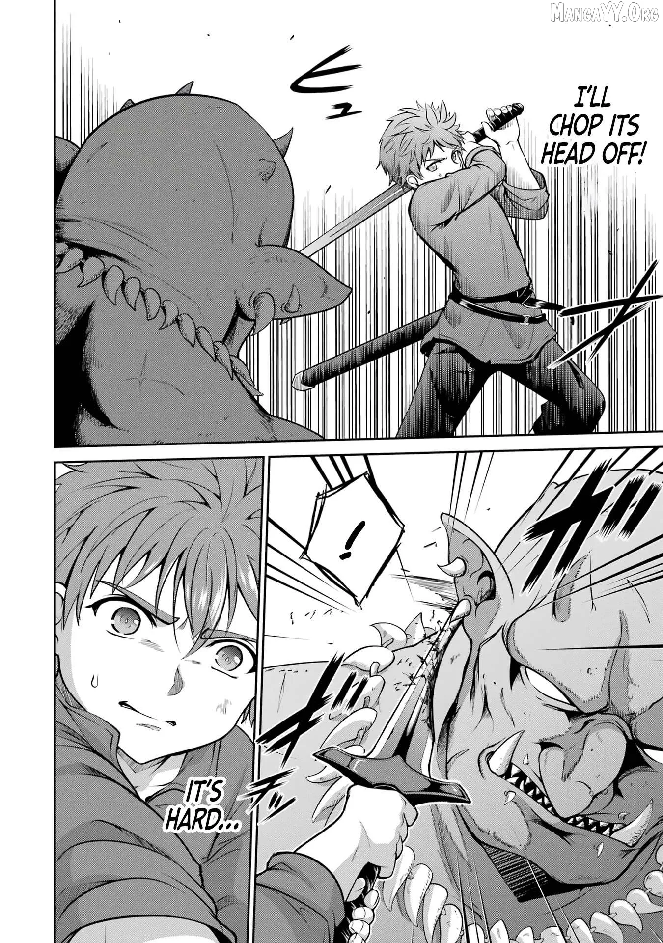 Ossan Boukensha no Okureta Eiyuu-tan  Kansha no Suburi o 1 nichi 1 man Kaishite itara, Kensei ga Deshi-iri Shigan ni Yatte Kita Chapter 1 page 40 - 