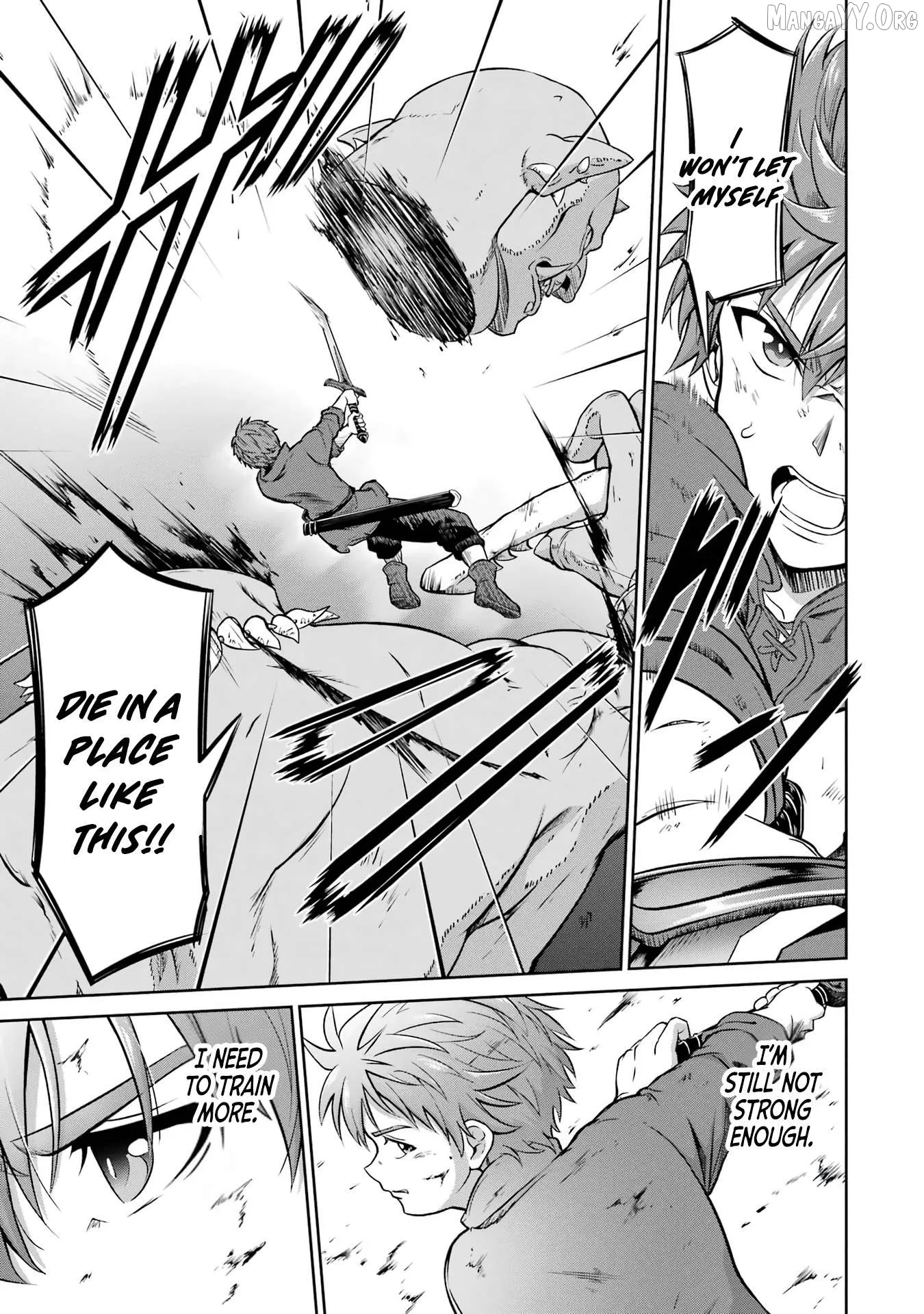 Ossan Boukensha no Okureta Eiyuu-tan  Kansha no Suburi o 1 nichi 1 man Kaishite itara, Kensei ga Deshi-iri Shigan ni Yatte Kita Chapter 1 page 43 - 