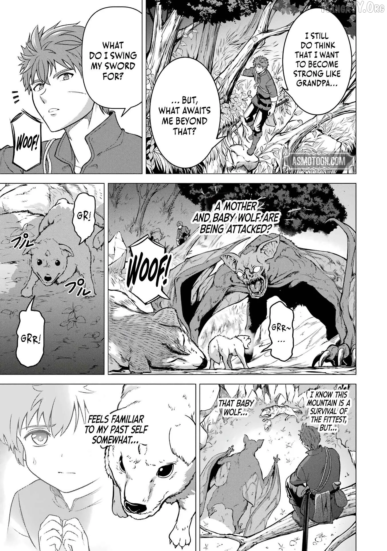 Ossan Boukensha no Okureta Eiyuu-tan  Kansha no Suburi o 1 nichi 1 man Kaishite itara, Kensei ga Deshi-iri Shigan ni Yatte Kita Chapter 1 page 47 - 