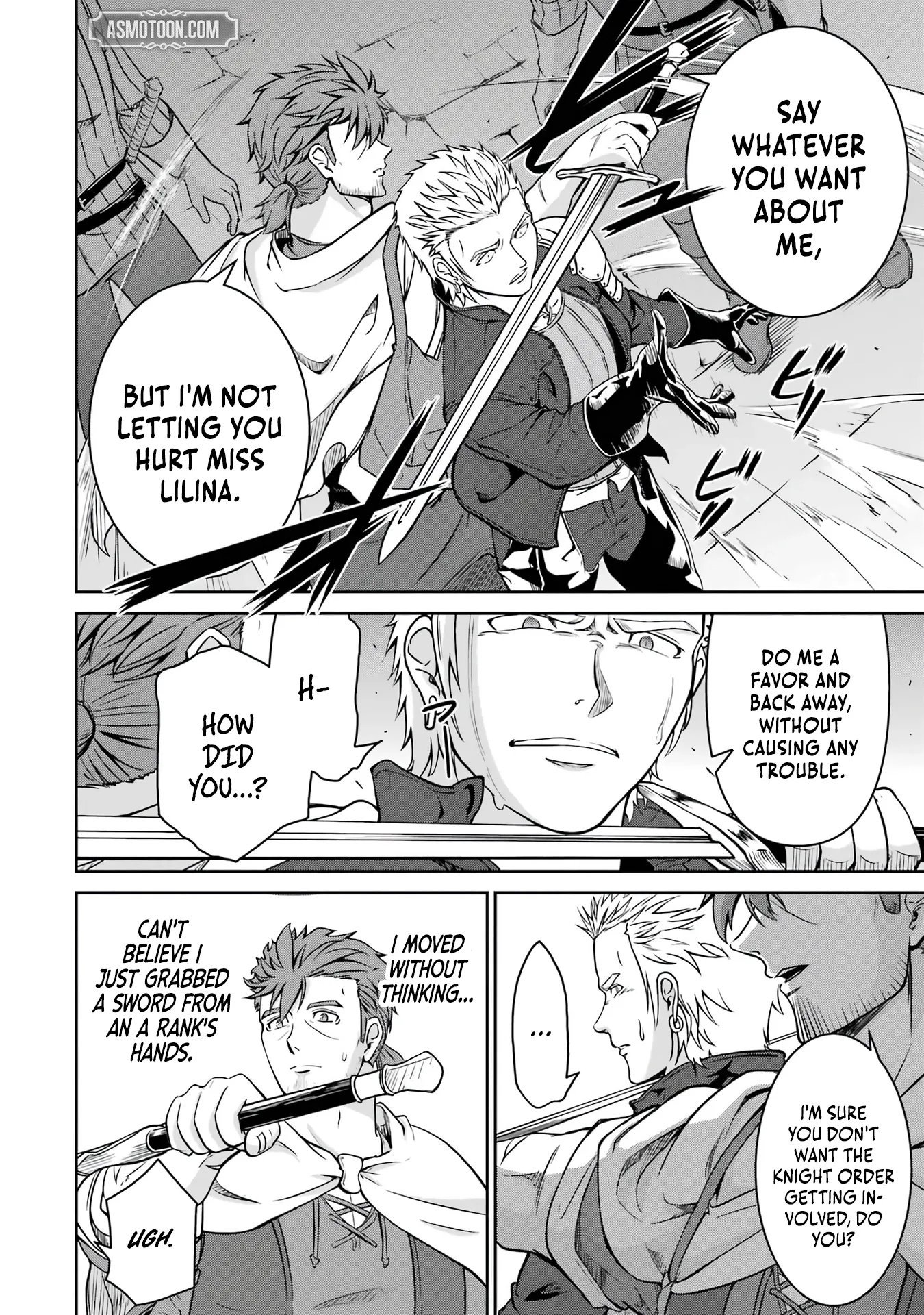 Ossan Boukensha no Okureta Eiyuu-tan  Kansha no Suburi o 1 nichi 1 man Kaishite itara, Kensei ga Deshi-iri Shigan ni Yatte Kita Chapter 2 page 16 - 