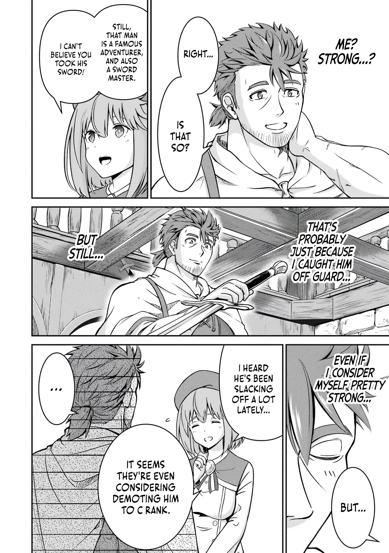 Ossan Boukensha no Okureta Eiyuu-tan  Kansha no Suburi o 1 nichi 1 man Kaishite itara, Kensei ga Deshi-iri Shigan ni Yatte Kita Chapter 2 page 18 - 