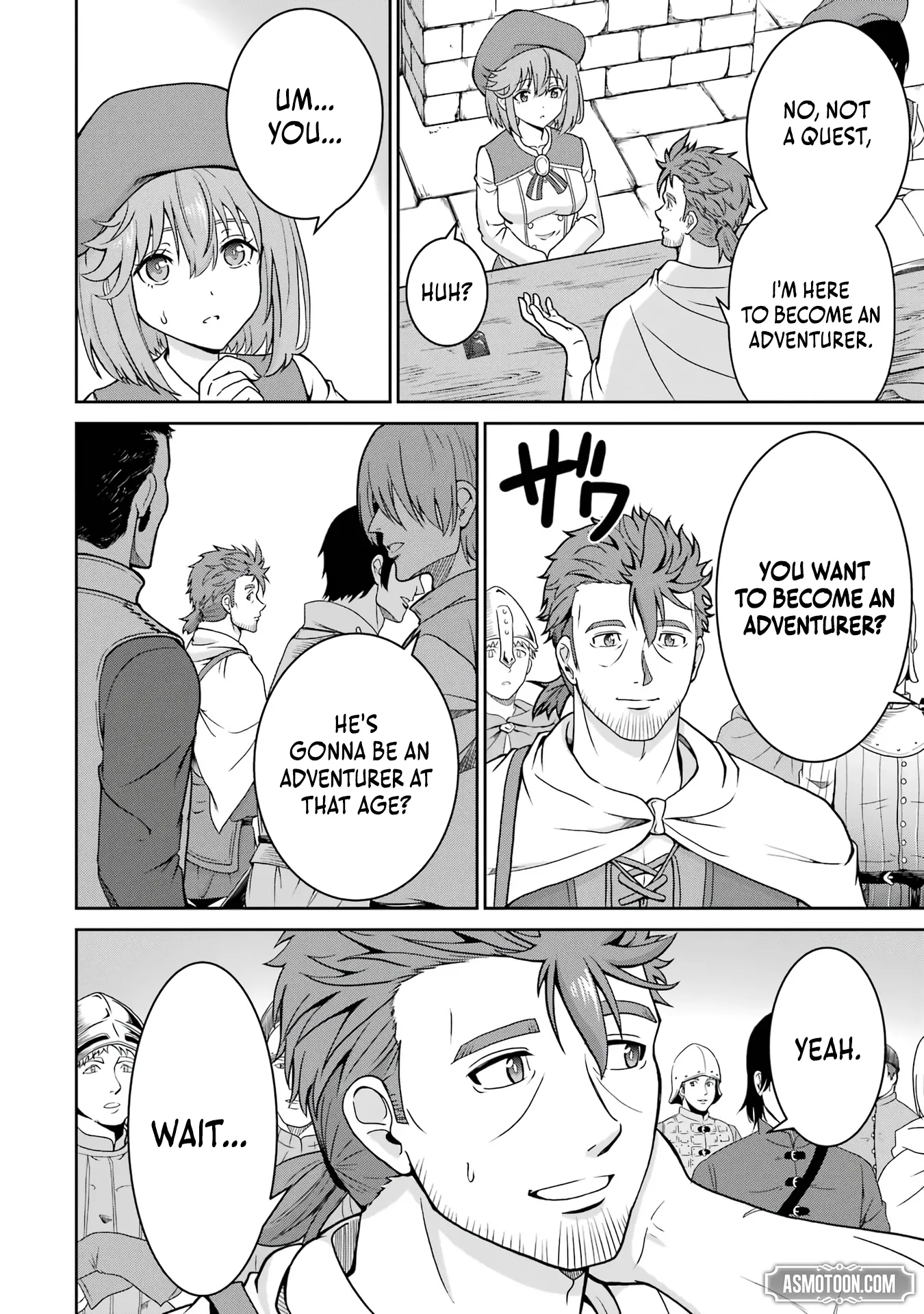 Ossan Boukensha no Okureta Eiyuu-tan  Kansha no Suburi o 1 nichi 1 man Kaishite itara, Kensei ga Deshi-iri Shigan ni Yatte Kita Chapter 2 page 4 - 