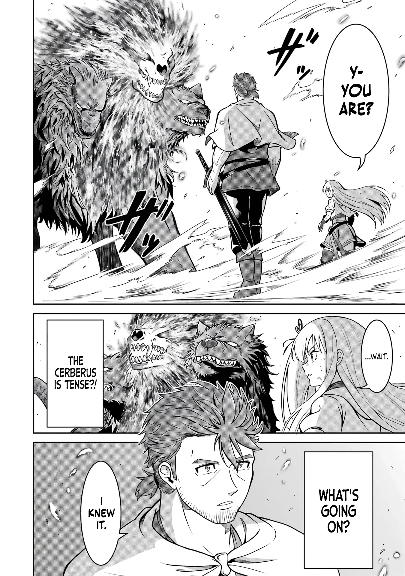 Ossan Boukensha no Okureta Eiyuu-tan  Kansha no Suburi o 1 nichi 1 man Kaishite itara, Kensei ga Deshi-iri Shigan ni Yatte Kita Chapter 2 page 47 - 
