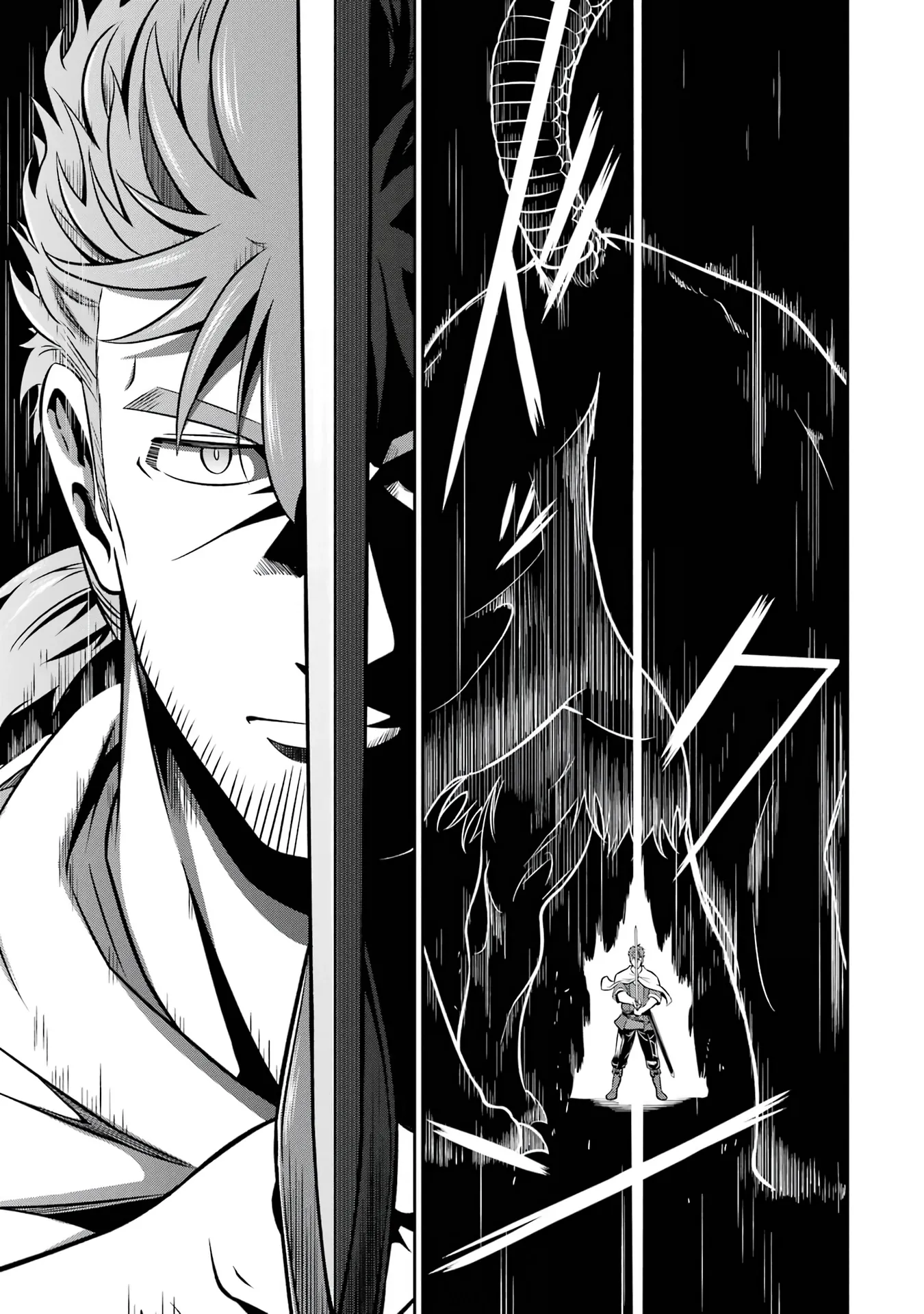 Ossan Boukensha no Okureta Eiyuu-tan  Kansha no Suburi o 1 nichi 1 man Kaishite itara, Kensei ga Deshi-iri Shigan ni Yatte Kita Chapter 2 page 50 - 