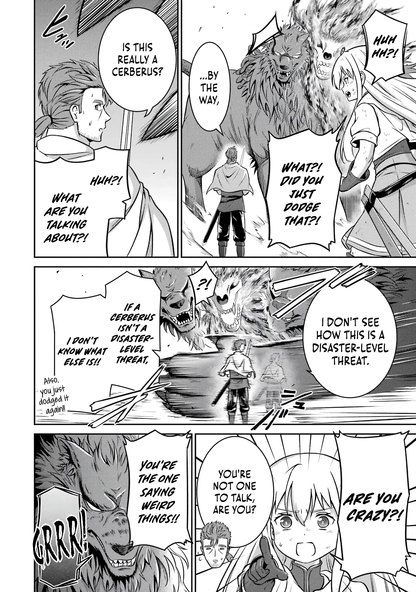 Ossan Boukensha no Okureta Eiyuu-tan  Kansha no Suburi o 1 nichi 1 man Kaishite itara, Kensei ga Deshi-iri Shigan ni Yatte Kita Chapter 2 page 55 - 