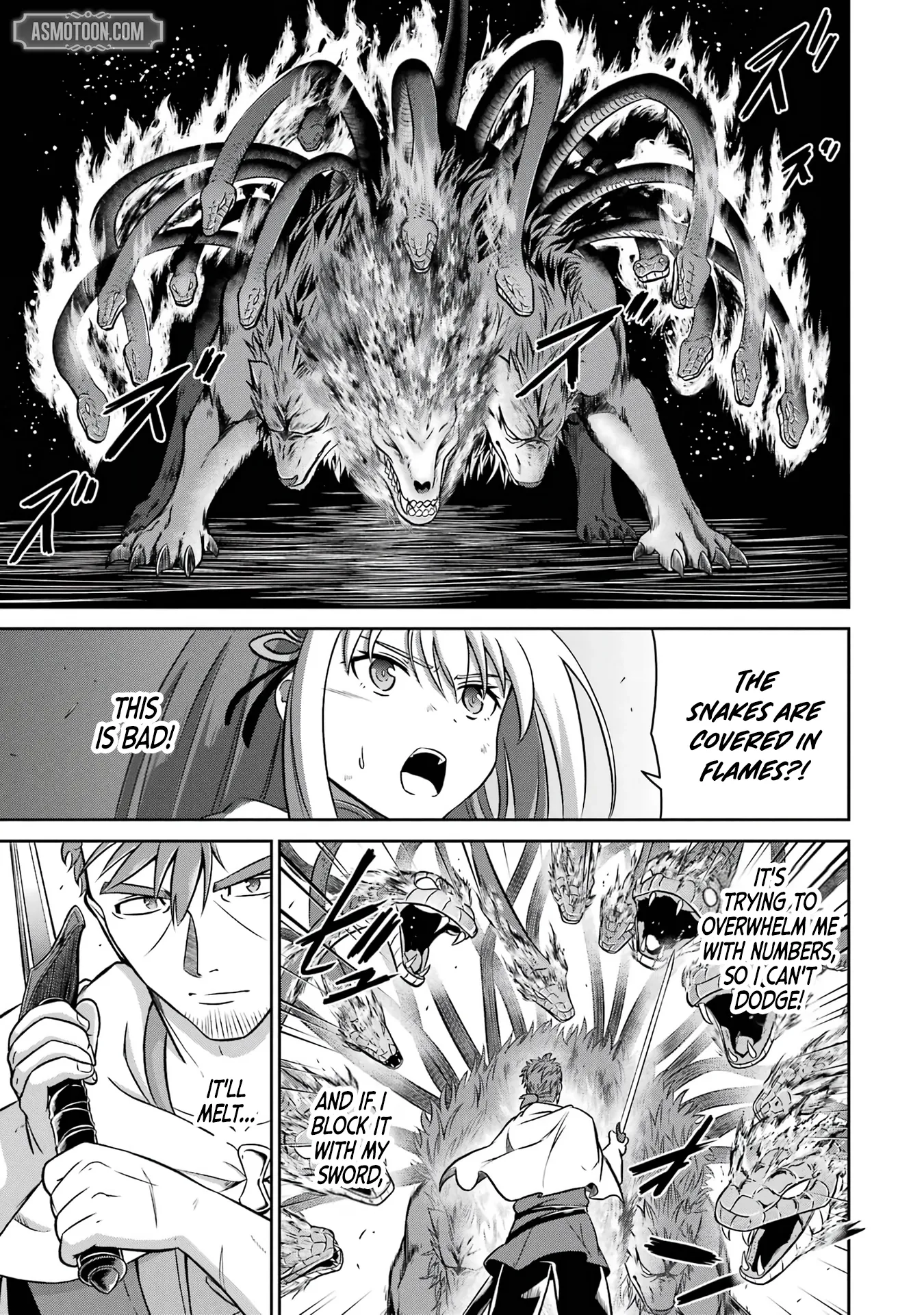 Ossan Boukensha no Okureta Eiyuu-tan  Kansha no Suburi o 1 nichi 1 man Kaishite itara, Kensei ga Deshi-iri Shigan ni Yatte Kita Chapter 2 page 56 - 
