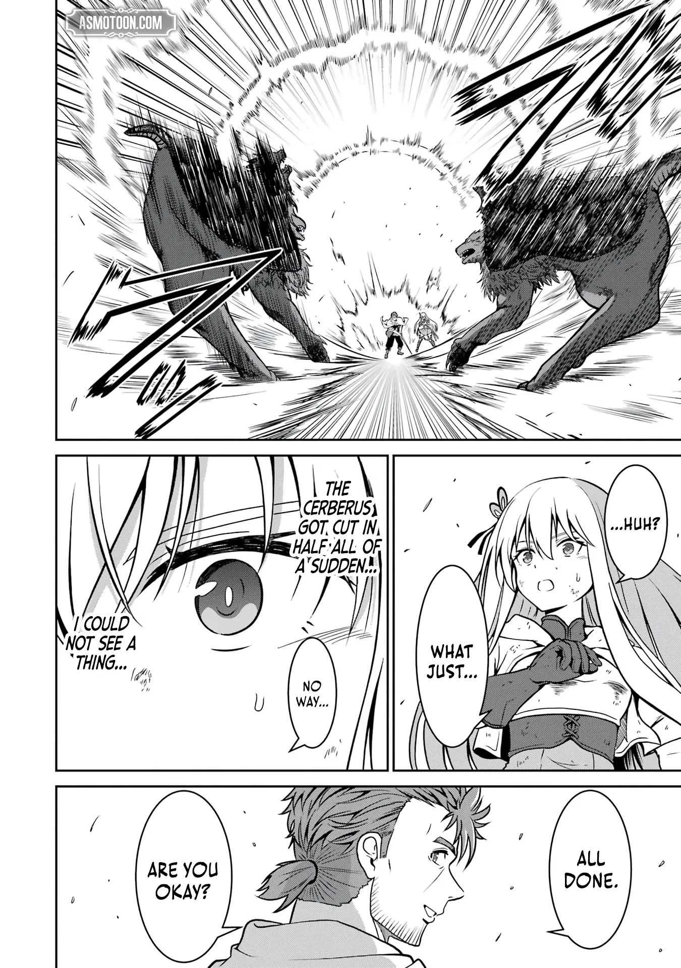 Ossan Boukensha no Okureta Eiyuu-tan  Kansha no Suburi o 1 nichi 1 man Kaishite itara, Kensei ga Deshi-iri Shigan ni Yatte Kita Chapter 2 page 64 - 