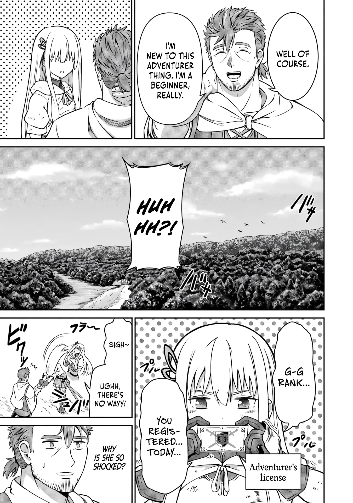 Ossan Boukensha no Okureta Eiyuu-tan  Kansha no Suburi o 1 nichi 1 man Kaishite itara, Kensei ga Deshi-iri Shigan ni Yatte Kita Chapter 2 page 69 - 