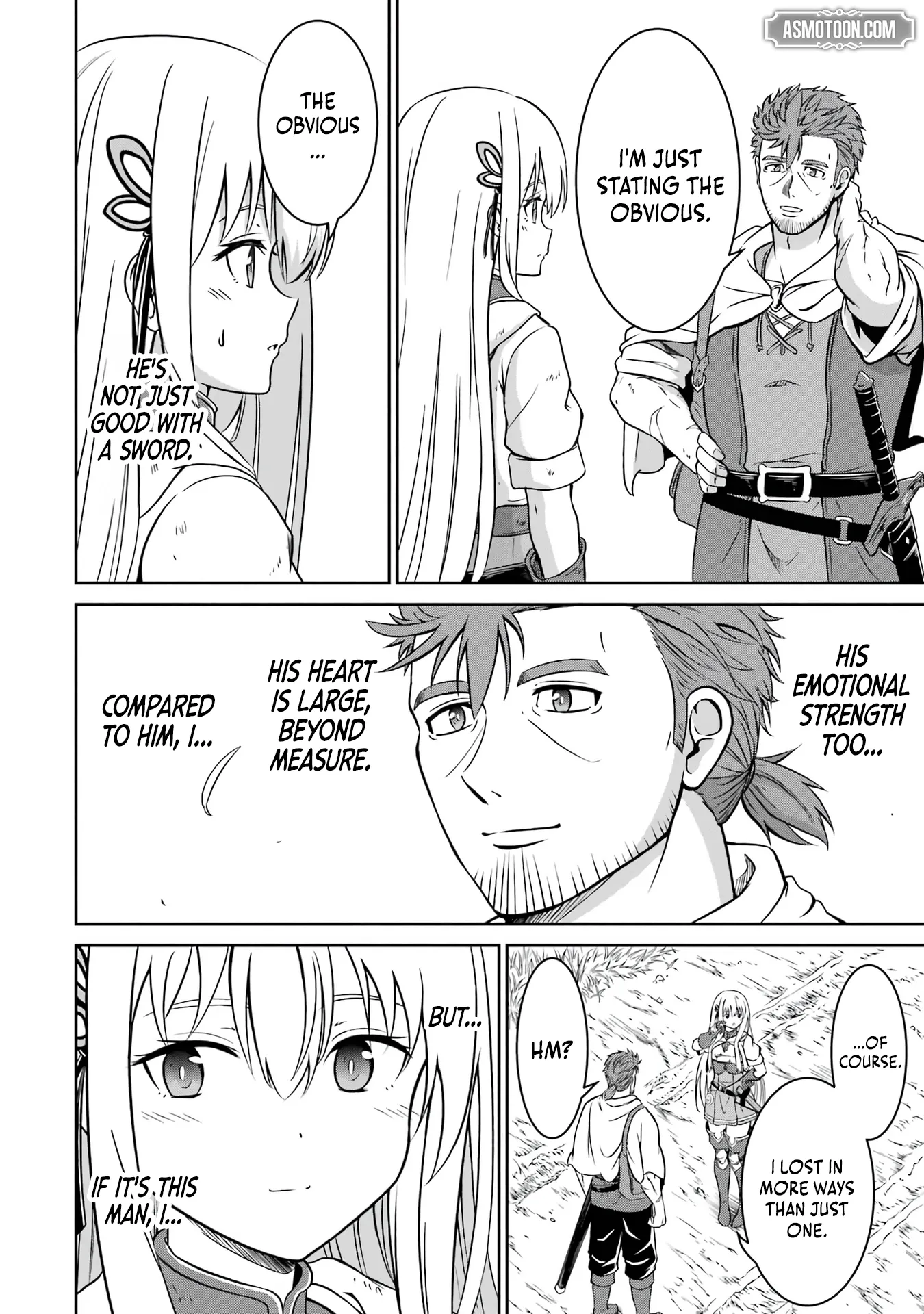 Ossan Boukensha no Okureta Eiyuu-tan  Kansha no Suburi o 1 nichi 1 man Kaishite itara, Kensei ga Deshi-iri Shigan ni Yatte Kita Chapter 2 page 72 - 