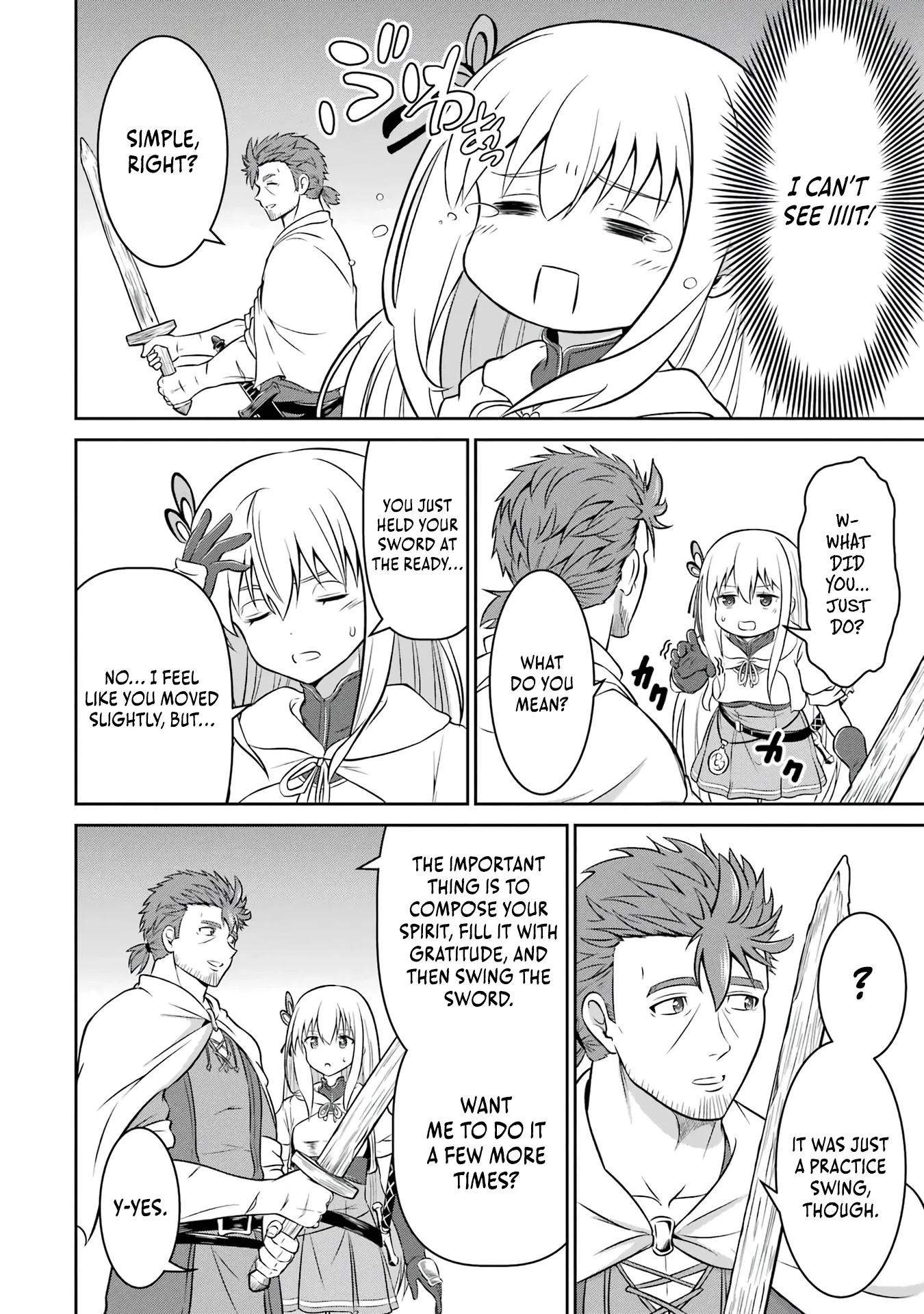 Ossan Boukensha no Okureta Eiyuu-tan  Kansha no Suburi o 1 nichi 1 man Kaishite itara, Kensei ga Deshi-iri Shigan ni Yatte Kita Chapter 3 page 18 - 