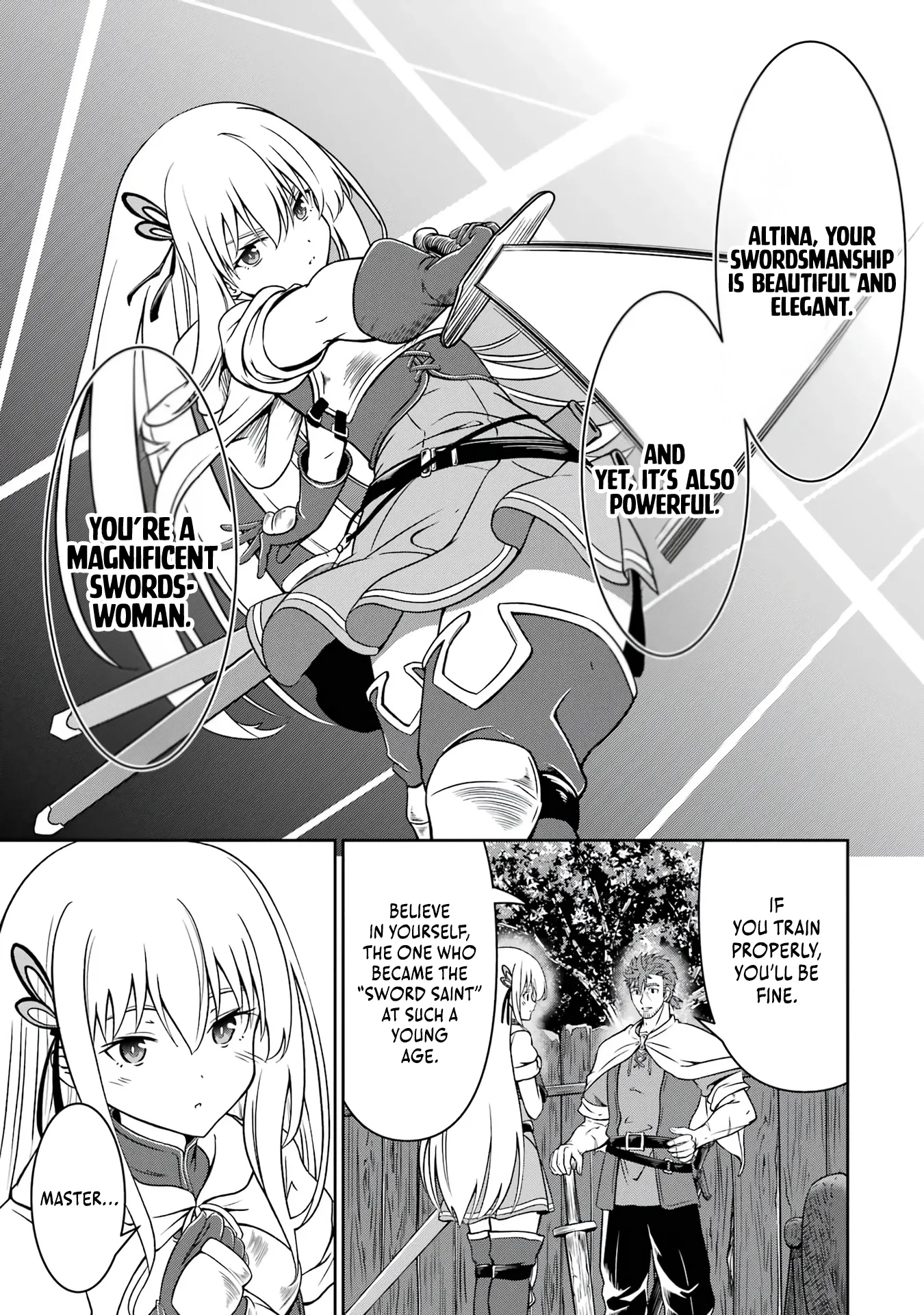 Ossan Boukensha no Okureta Eiyuu-tan  Kansha no Suburi o 1 nichi 1 man Kaishite itara, Kensei ga Deshi-iri Shigan ni Yatte Kita Chapter 3 page 25 - 