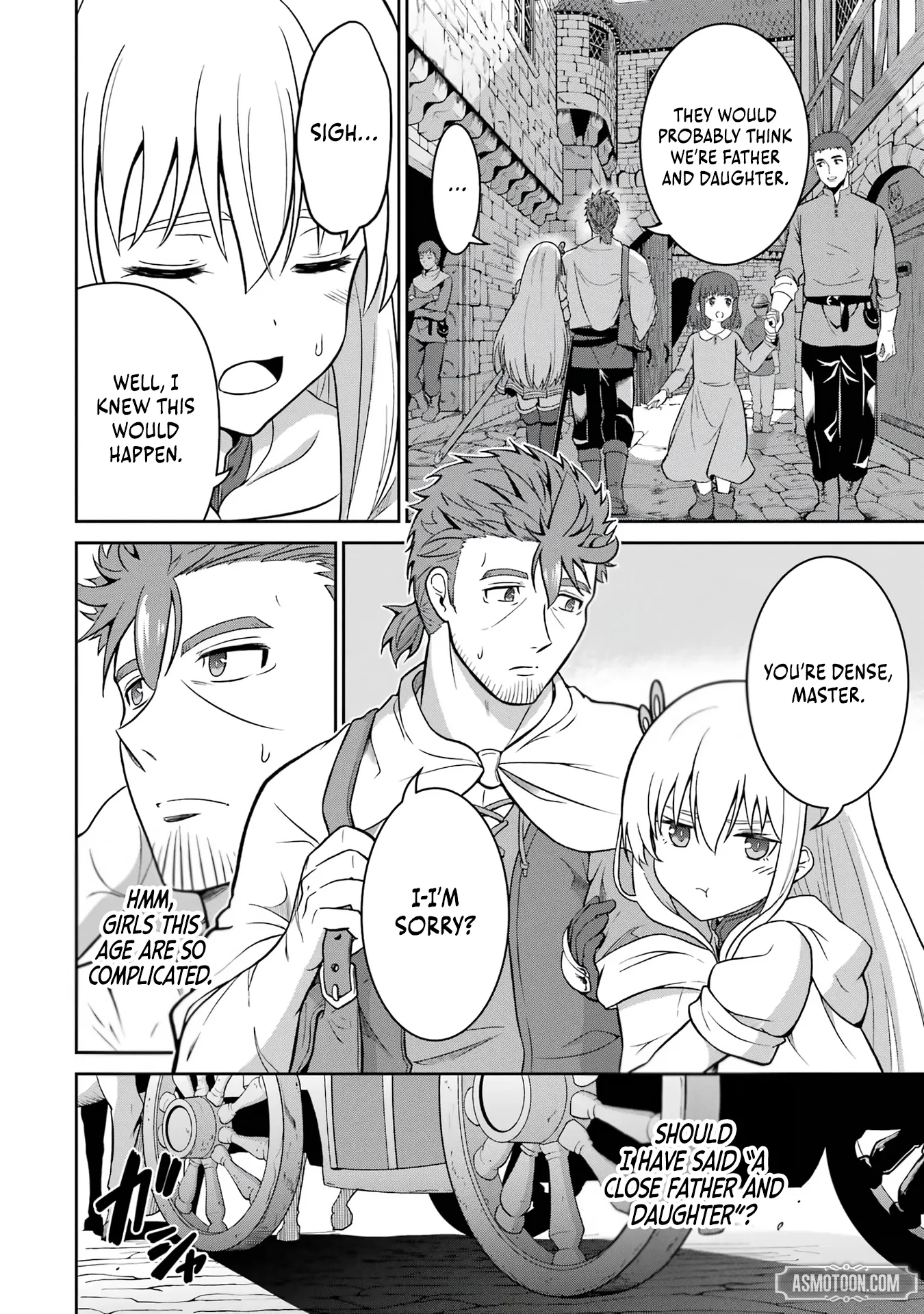 Ossan Boukensha no Okureta Eiyuu-tan  Kansha no Suburi o 1 nichi 1 man Kaishite itara, Kensei ga Deshi-iri Shigan ni Yatte Kita Chapter 3 page 32 - 