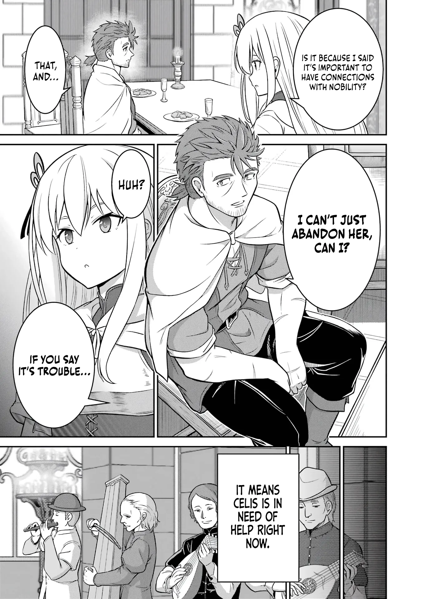 Ossan Boukensha no Okureta Eiyuu-tan  Kansha no Suburi o 1 nichi 1 man Kaishite itara, Kensei ga Deshi-iri Shigan ni Yatte Kita Chapter 3 page 47 - 