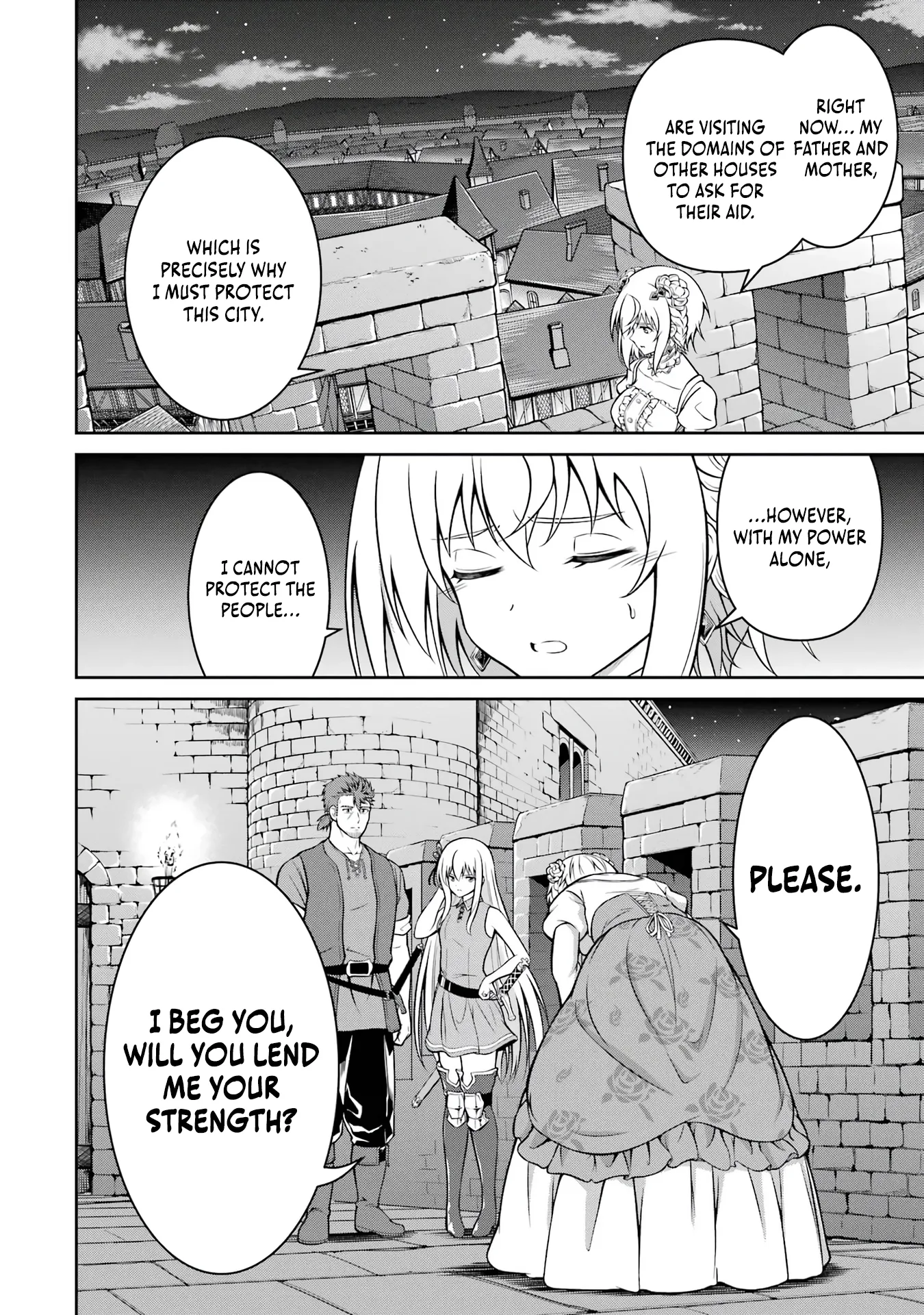 Ossan Boukensha no Okureta Eiyuu-tan  Kansha no Suburi o 1 nichi 1 man Kaishite itara, Kensei ga Deshi-iri Shigan ni Yatte Kita Chapter 3 page 54 - 