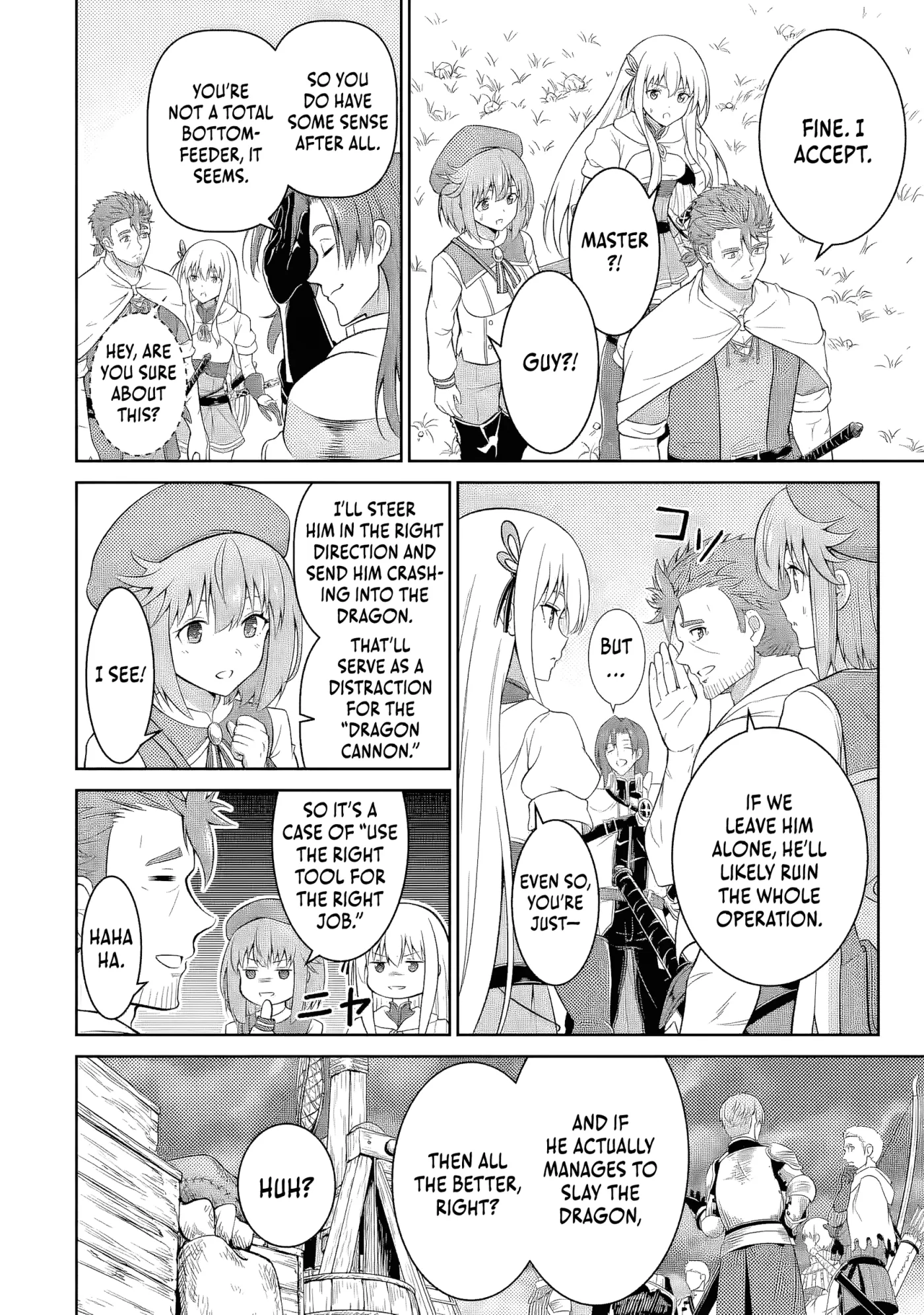 Ossan Boukensha no Okureta Eiyuu-tan  Kansha no Suburi o 1 nichi 1 man Kaishite itara, Kensei ga Deshi-iri Shigan ni Yatte Kita Chapter 4 page 25 - 