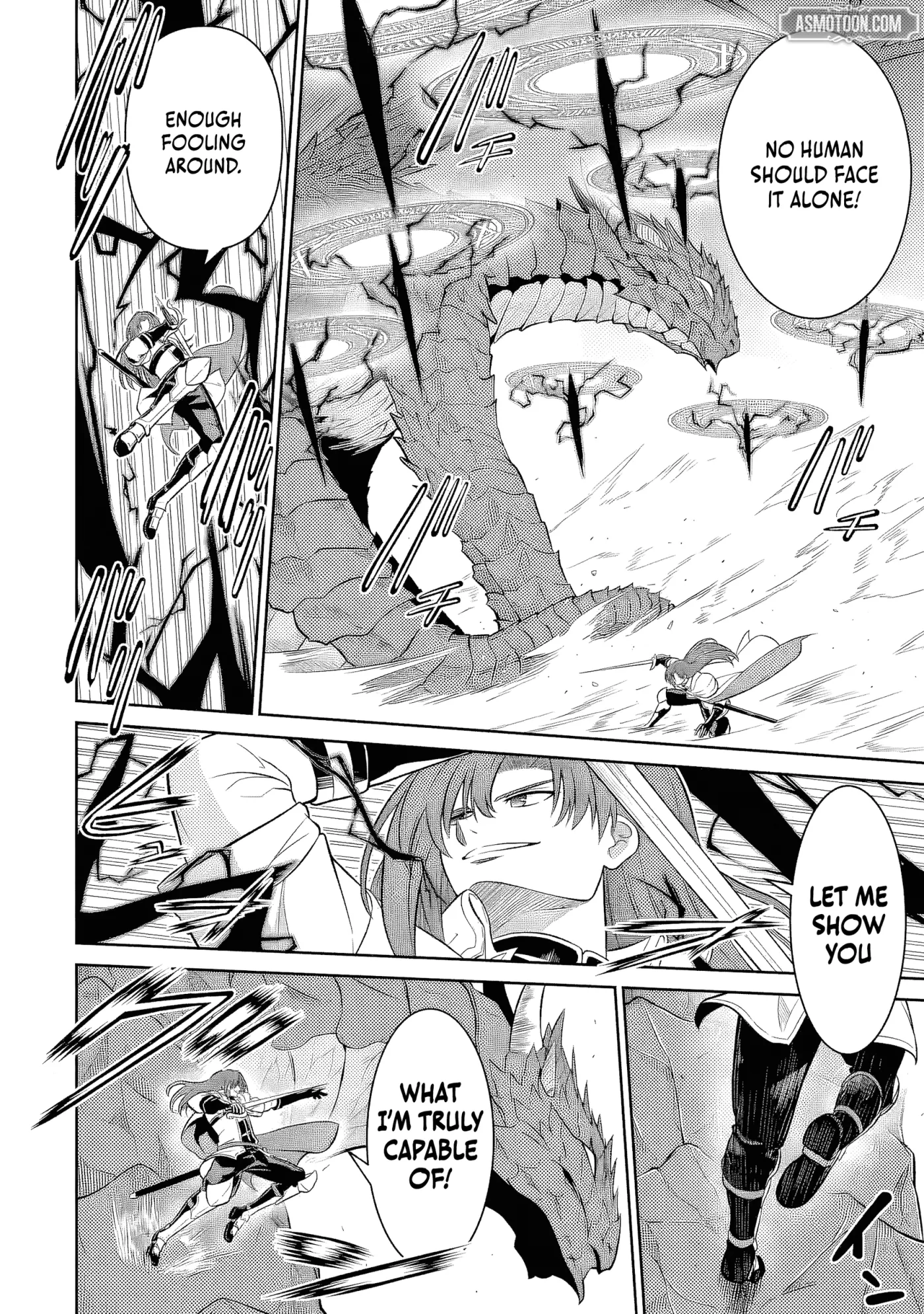 Ossan Boukensha no Okureta Eiyuu-tan  Kansha no Suburi o 1 nichi 1 man Kaishite itara, Kensei ga Deshi-iri Shigan ni Yatte Kita Chapter 4 page 34 - 